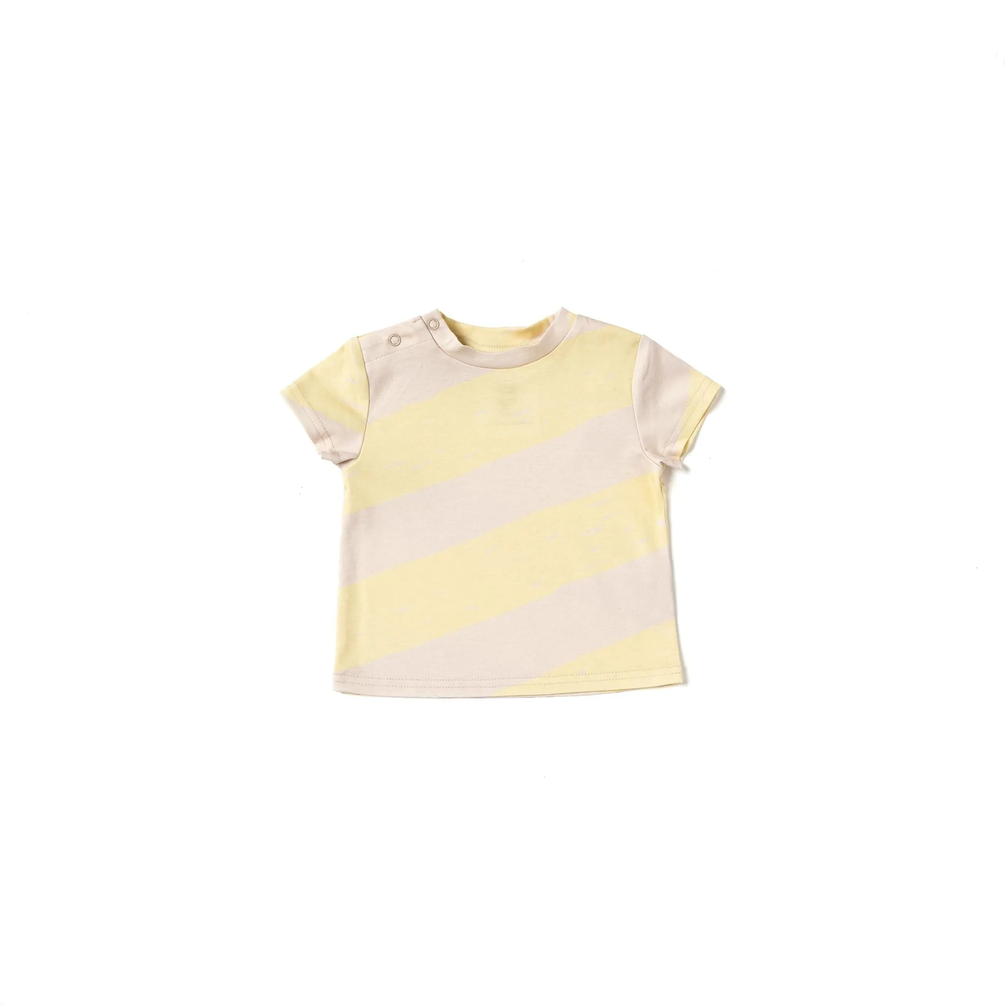 Baby Boxy T-Shirt with Stripes