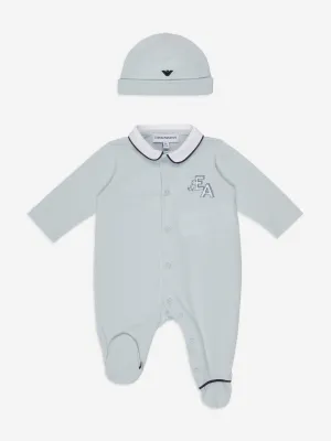 Baby Boys Babygrow Set in Blue