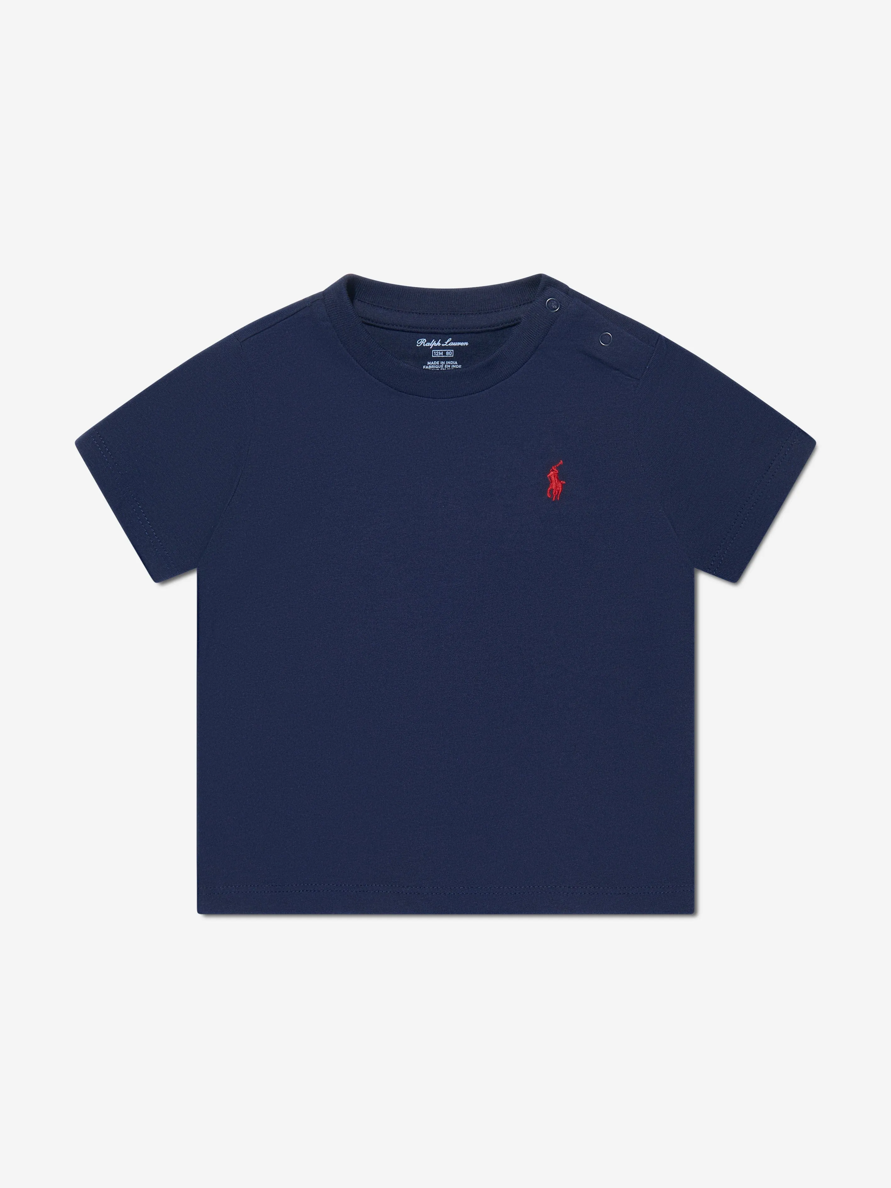 Baby Boys Logo T-Shirt in Navy