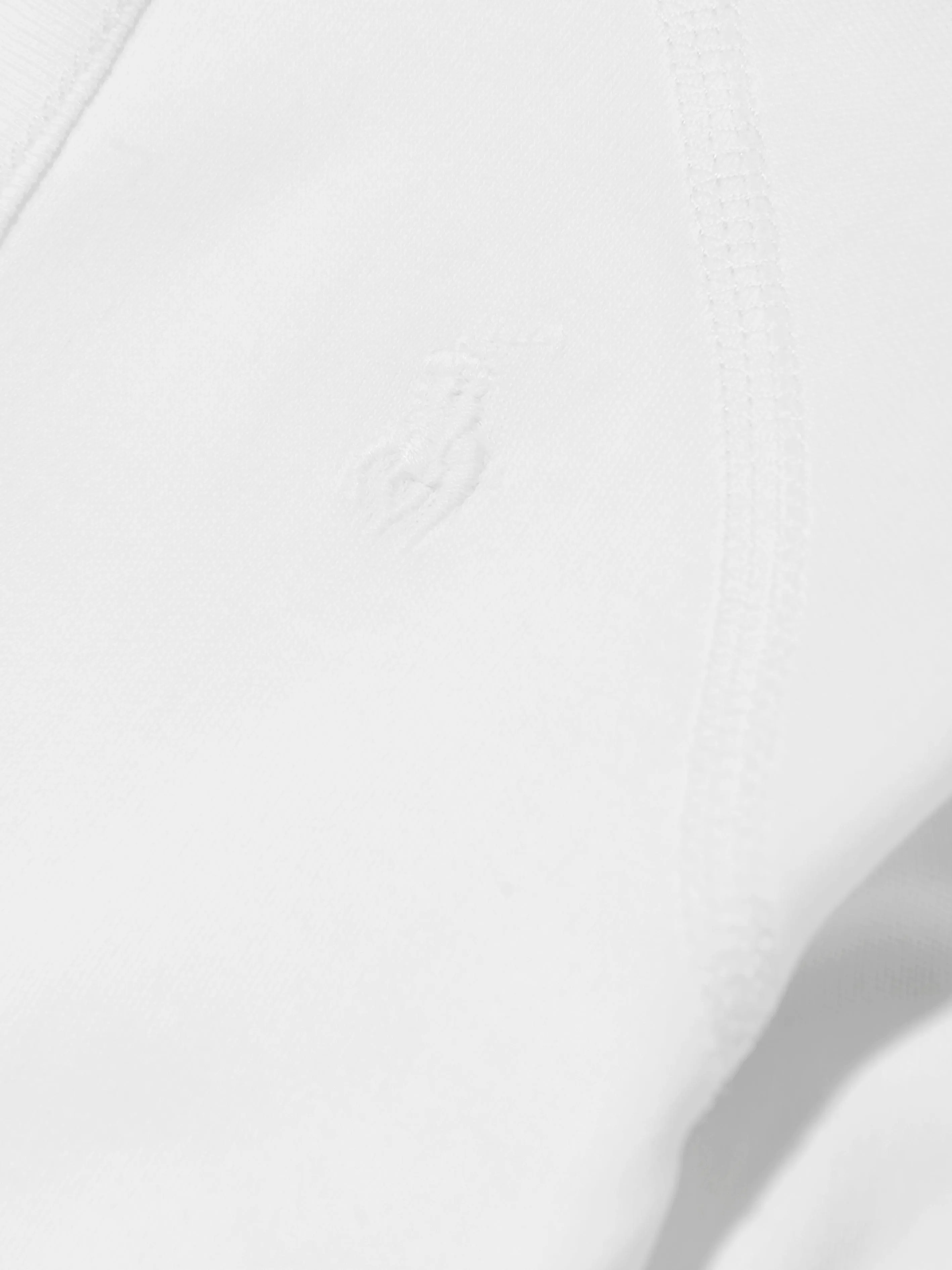 Baby Boys Soild One Piece Babygrow in White