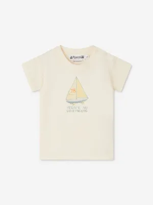 Baby Boys Tom T-Shirt in Ivory