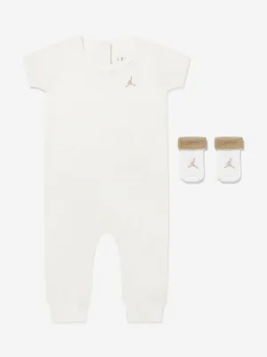 Baby Essential Romper Set in Ivory