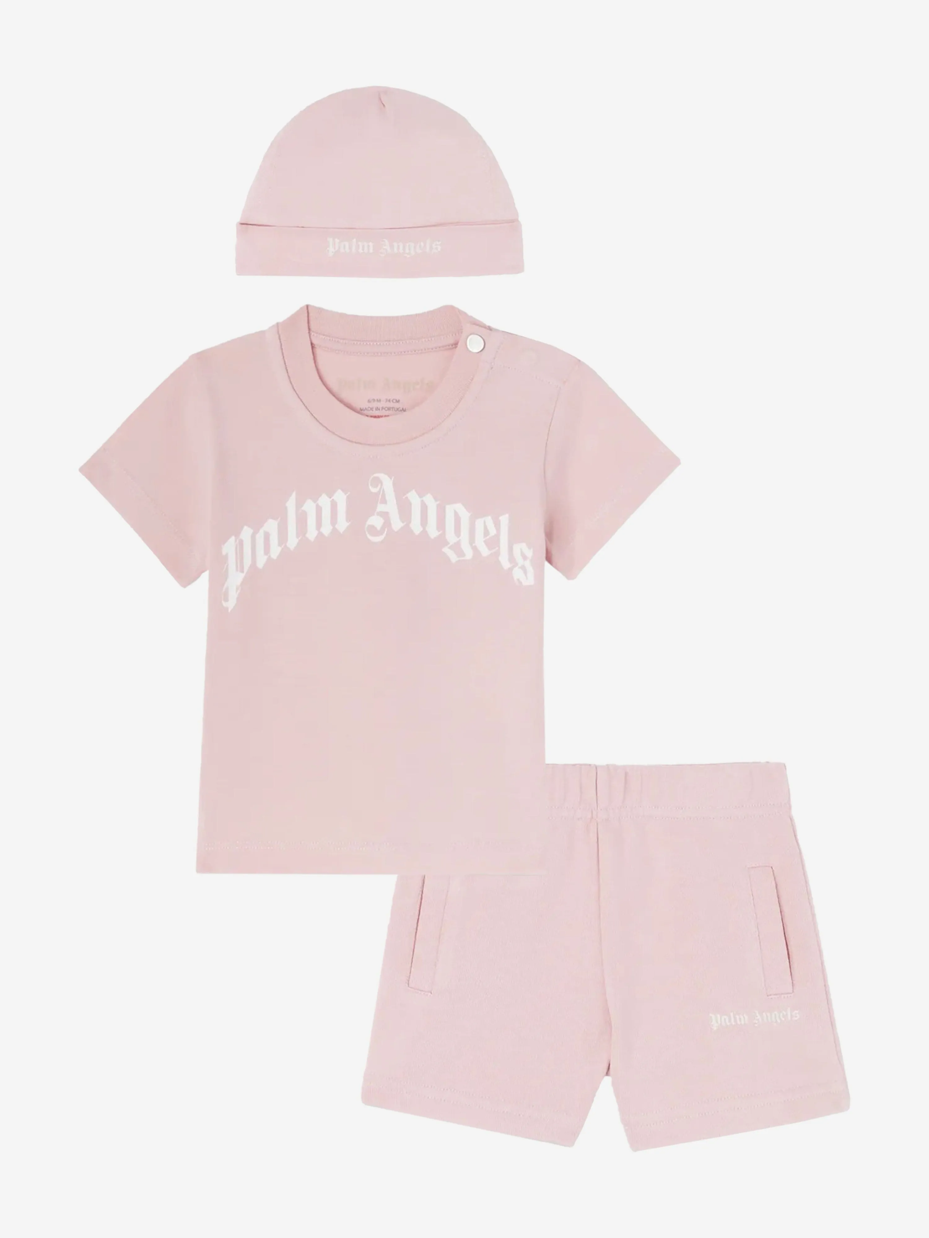 Baby Girls 3 Piece Short Gift Set in Pink