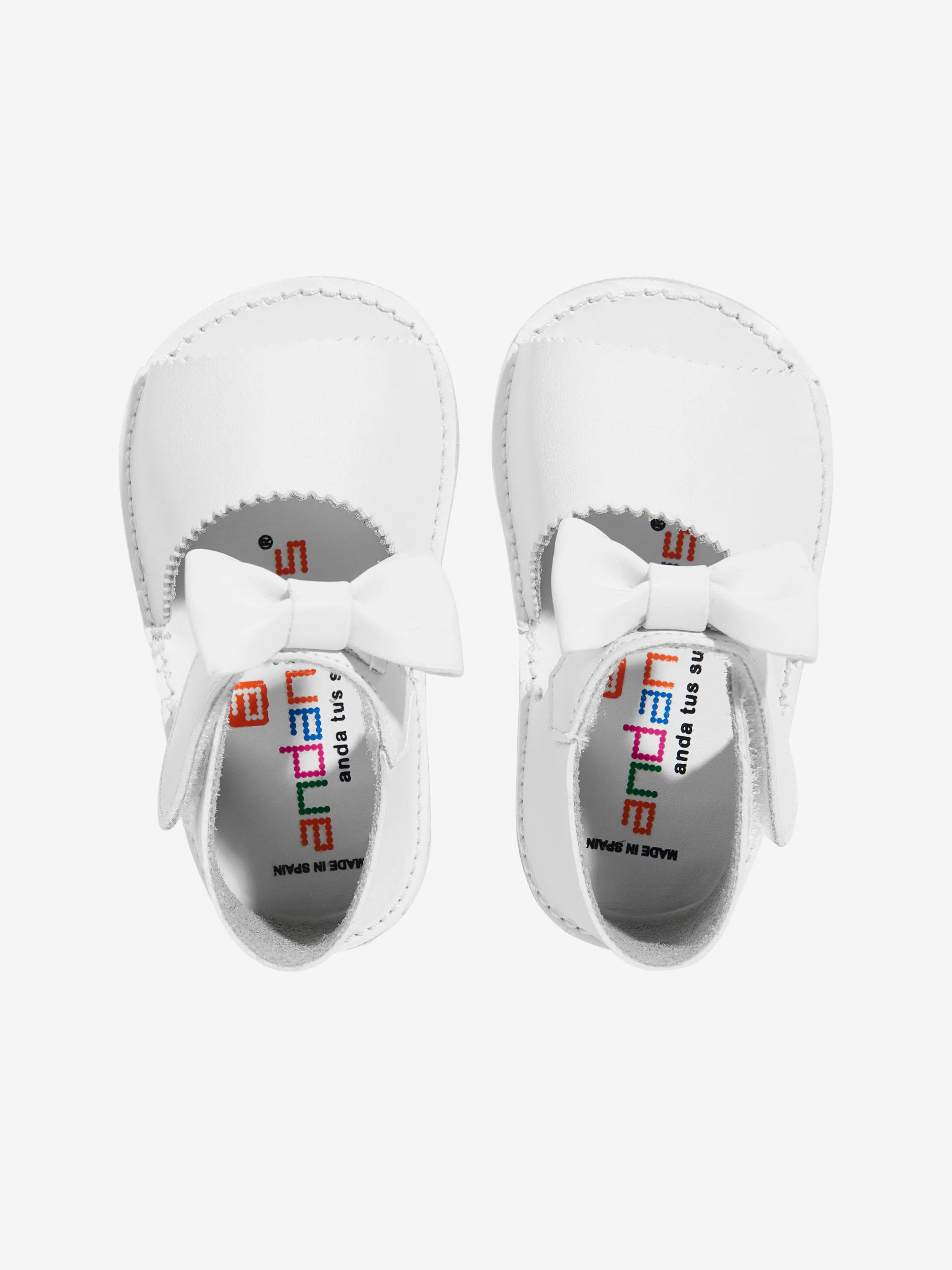 Baby Girls Bow Sandals in White