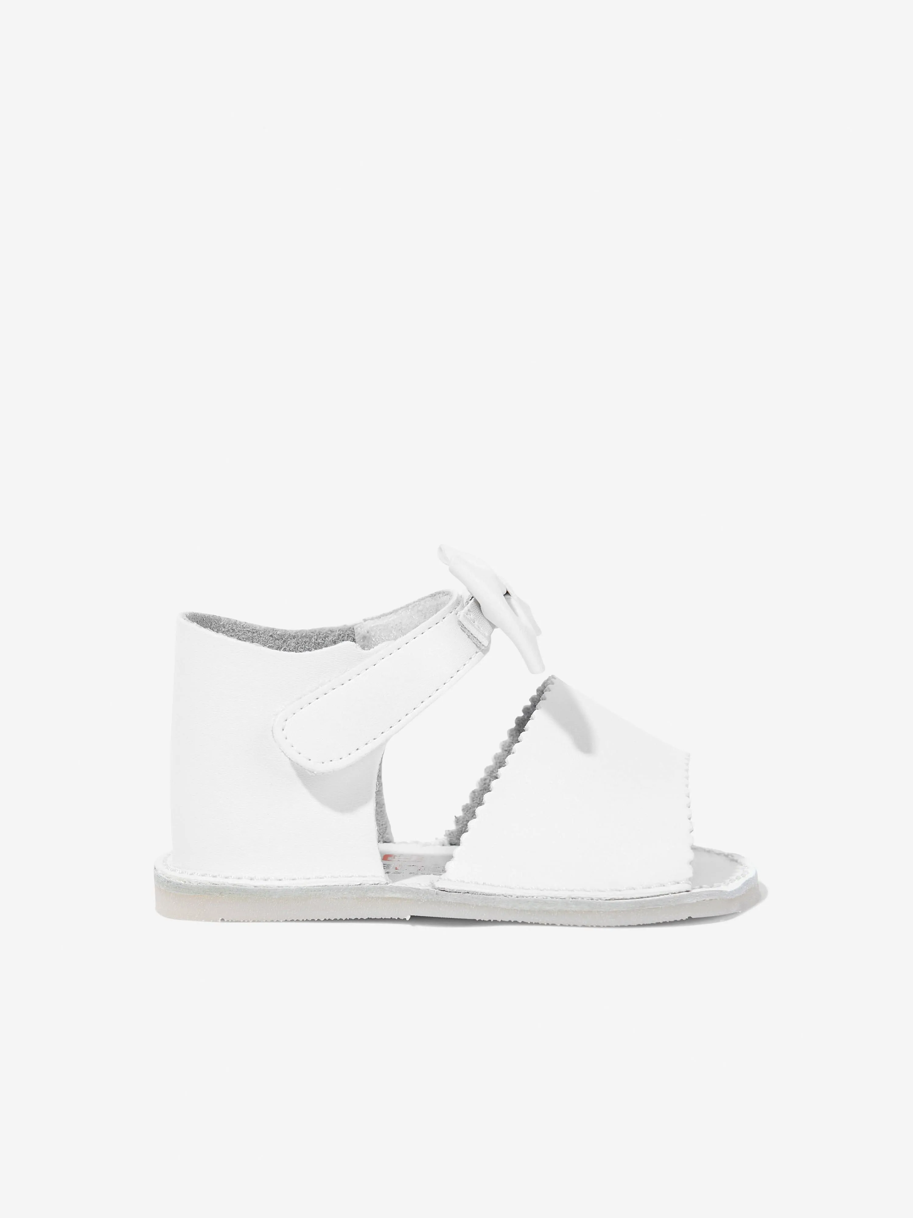 Baby Girls Bow Sandals in White