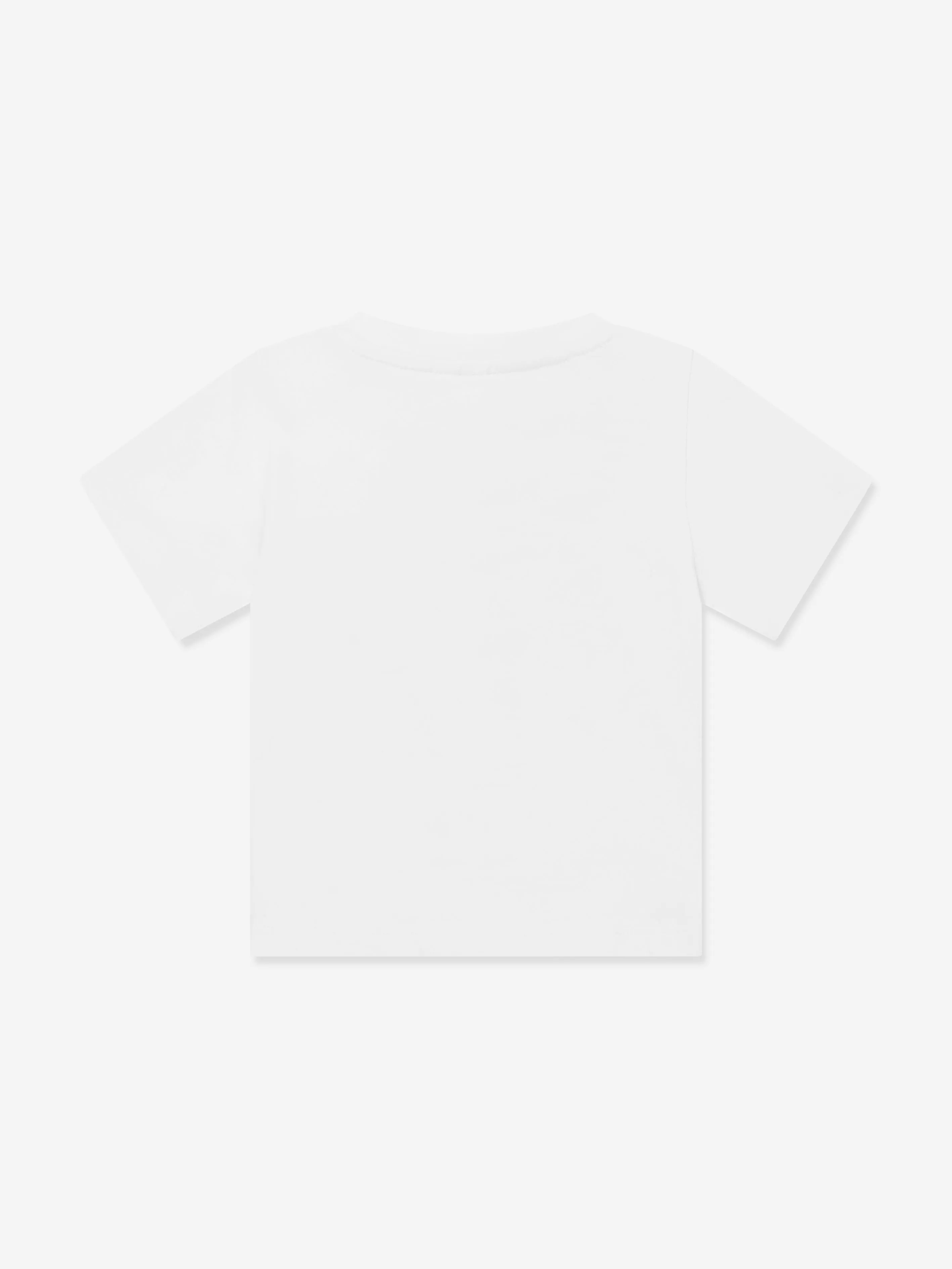 Baby Girls Cat Logo T-Shirt in Ivory