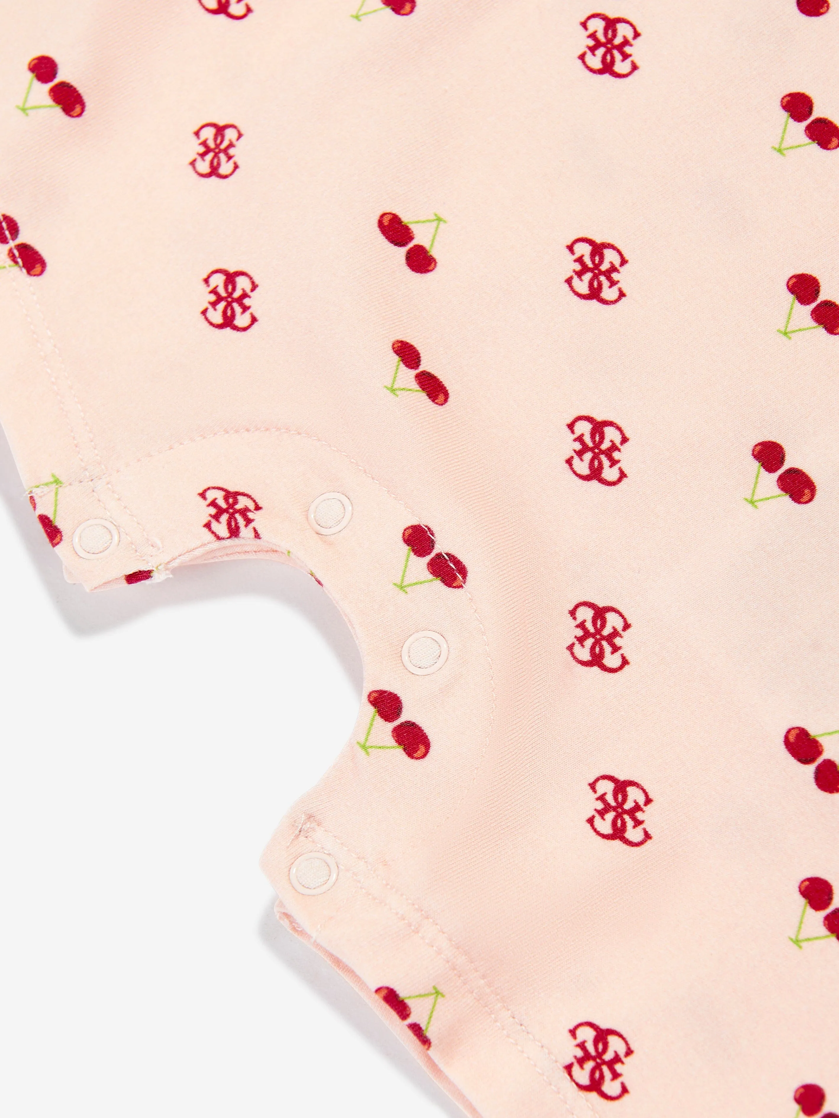 Baby Girls Cherry Romper in Pink