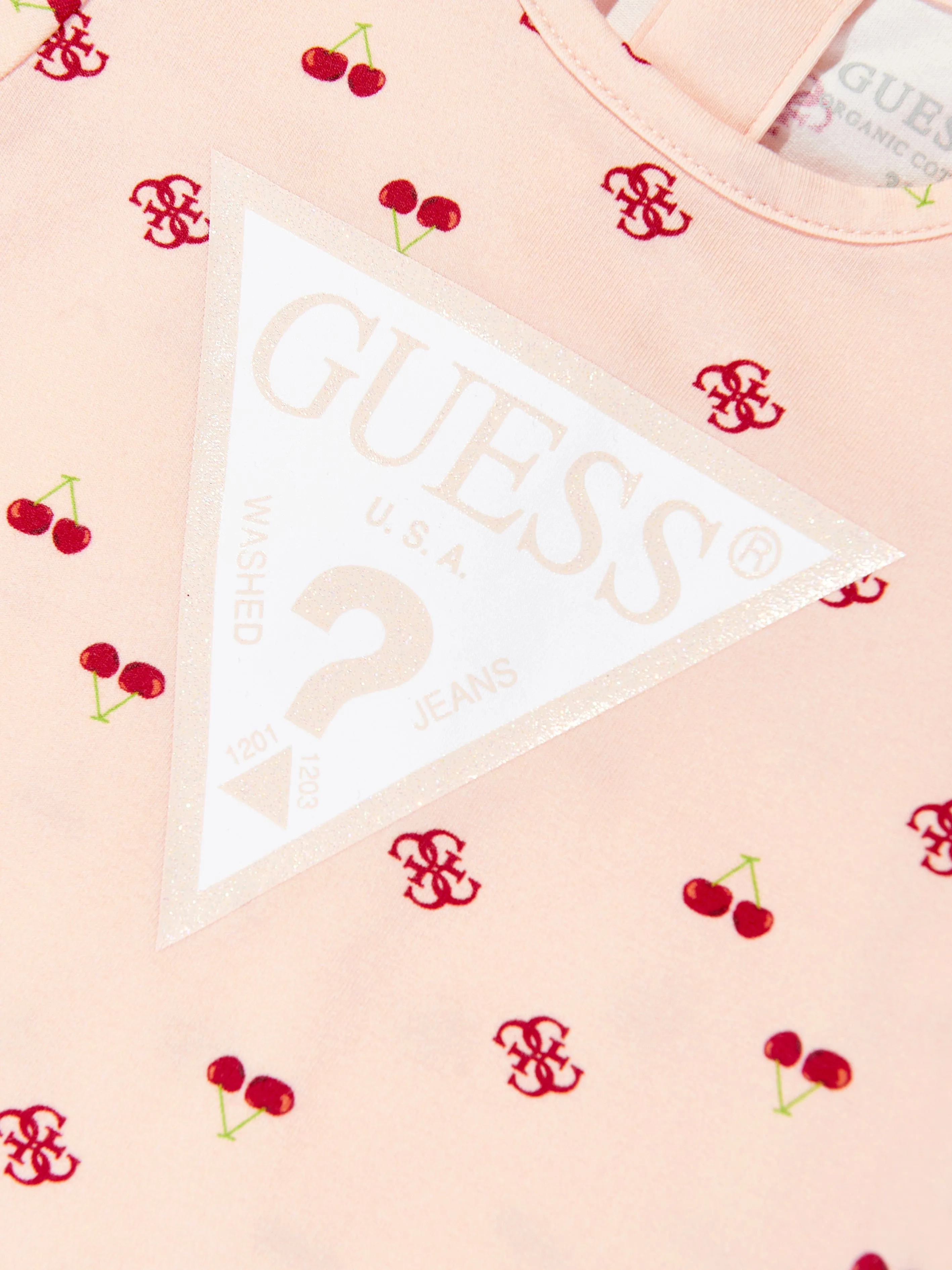Baby Girls Cherry Romper in Pink