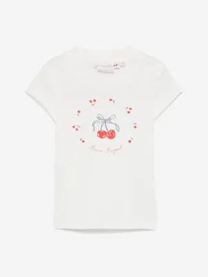 Baby Girls Dom T-Shirt in Ivory