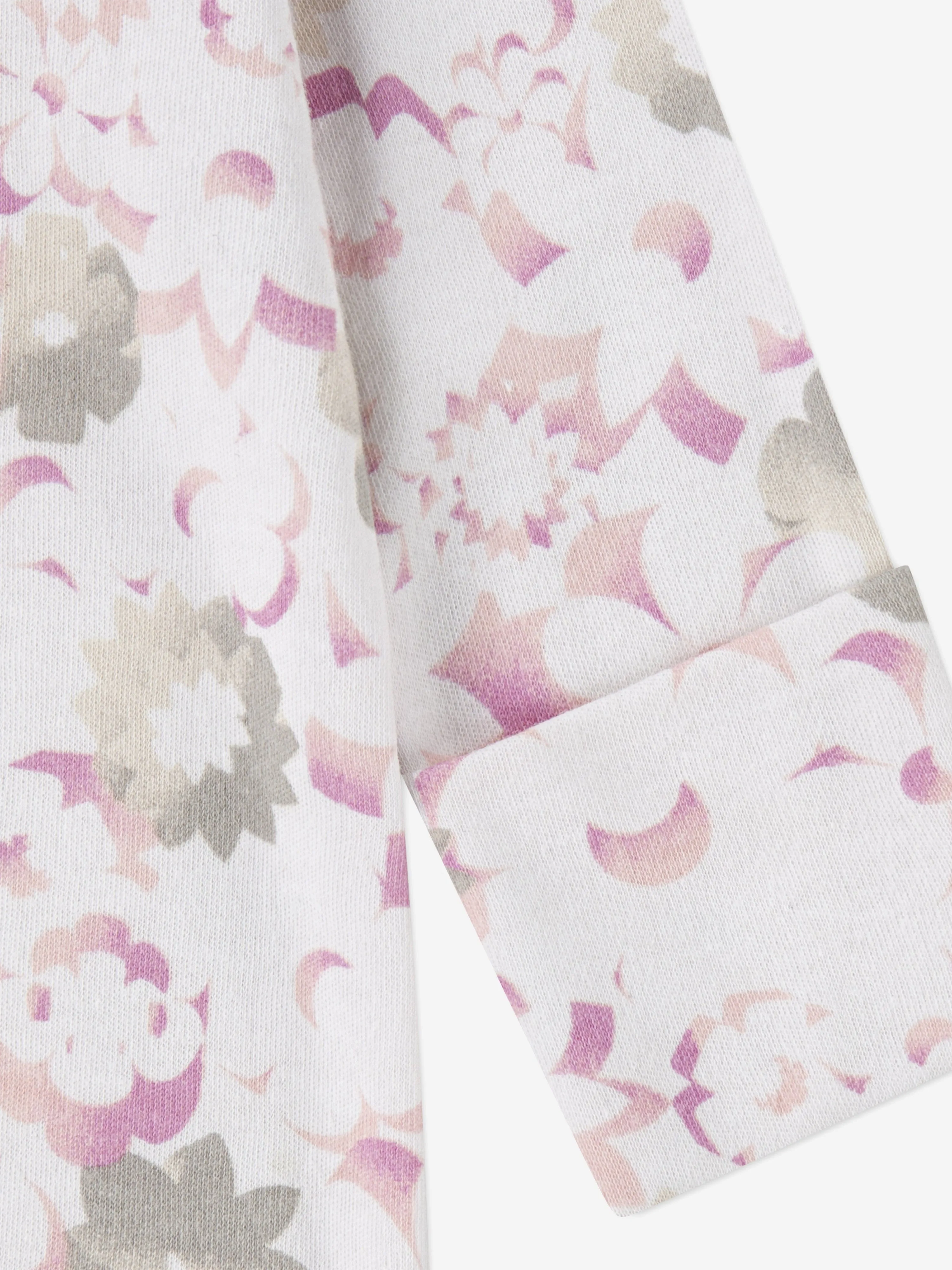 Baby Girls Flow AOP Babygrow in Ivory