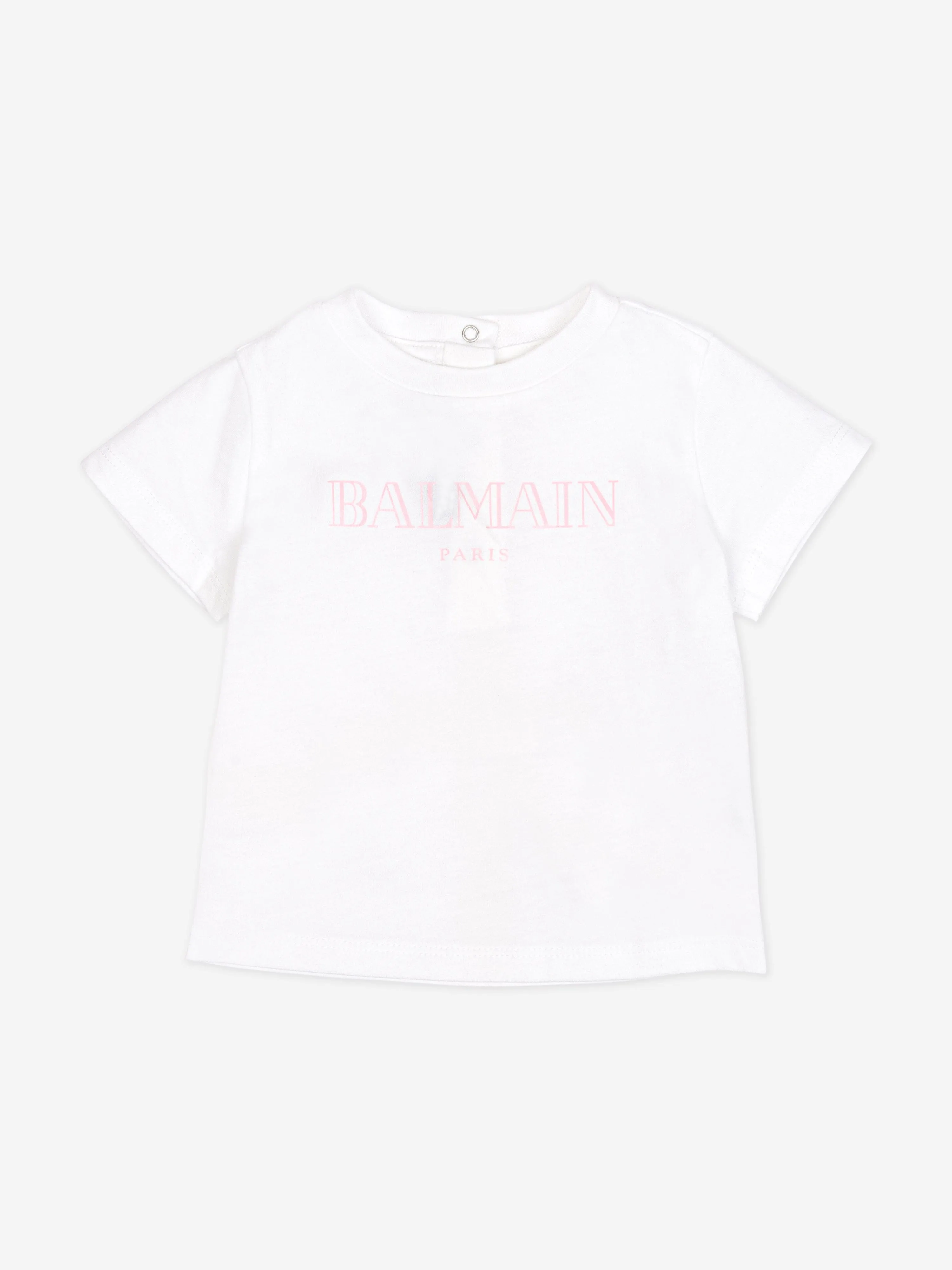 Baby Girls Logo T-Shirt in White