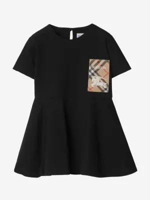 Baby Girls Mini Riley EKD Dress in Black