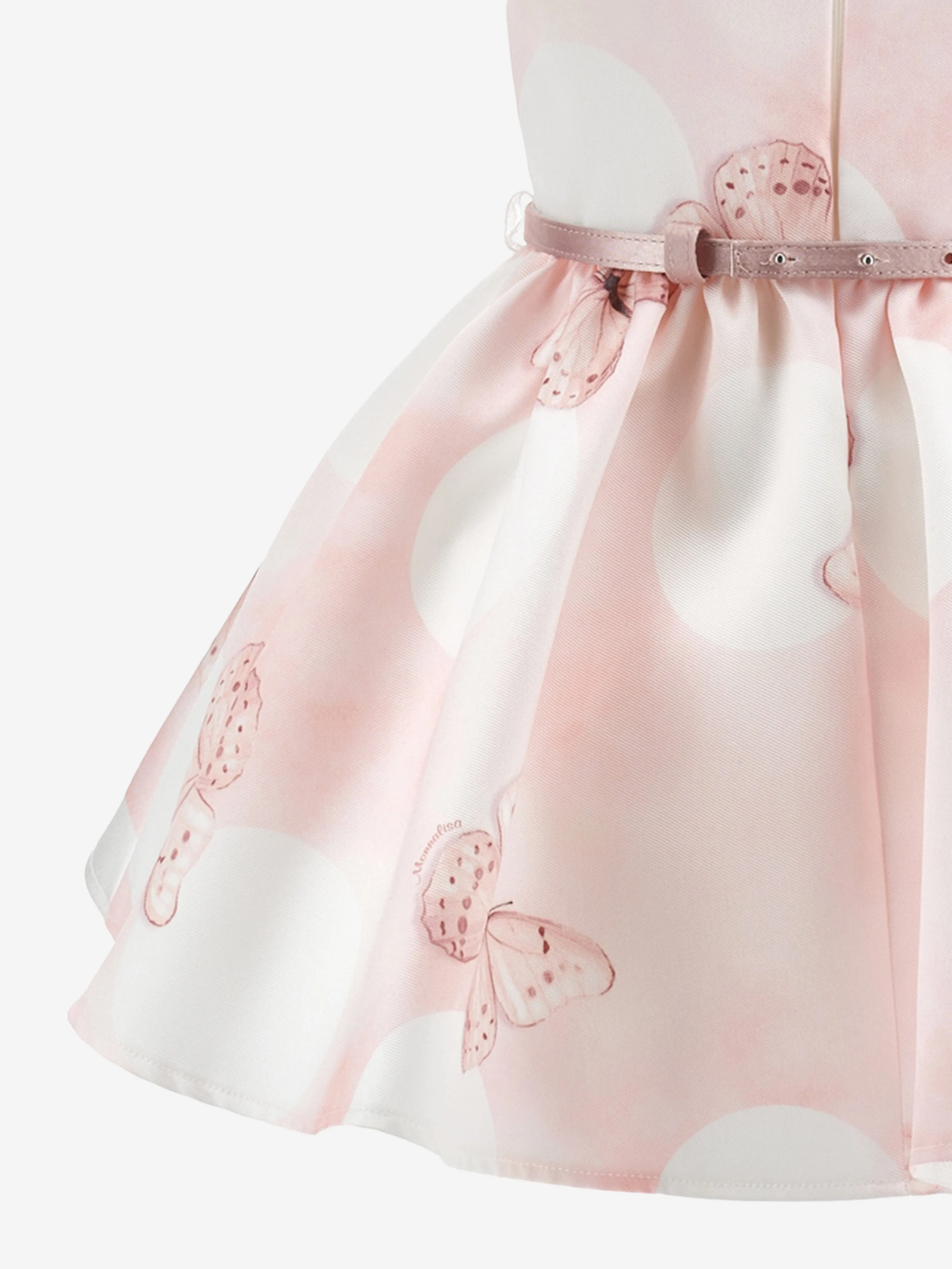 Baby Girls Spotted Butterfly Dress in Pink