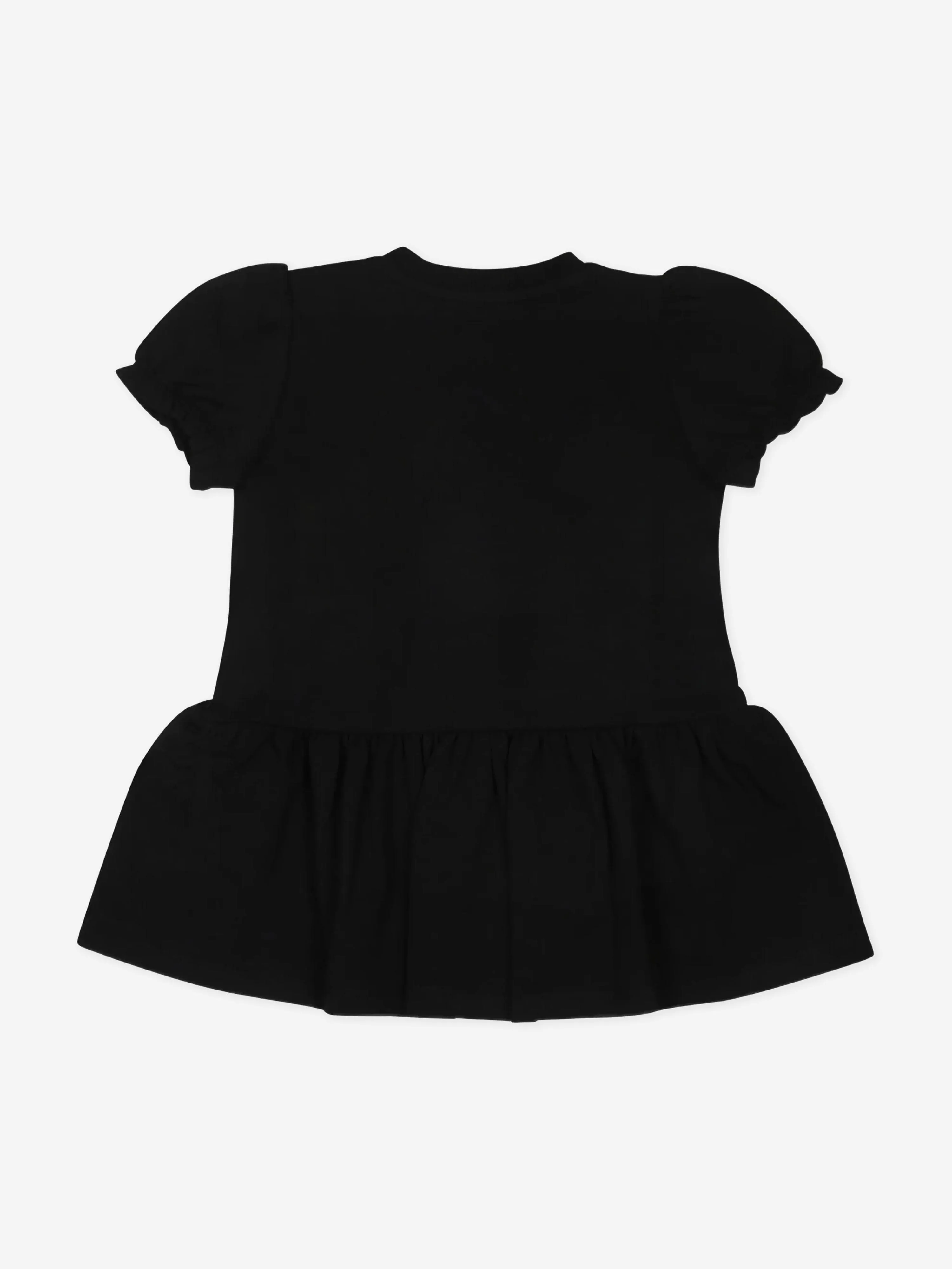 Baby Girls Teddy Bear Dress in Black