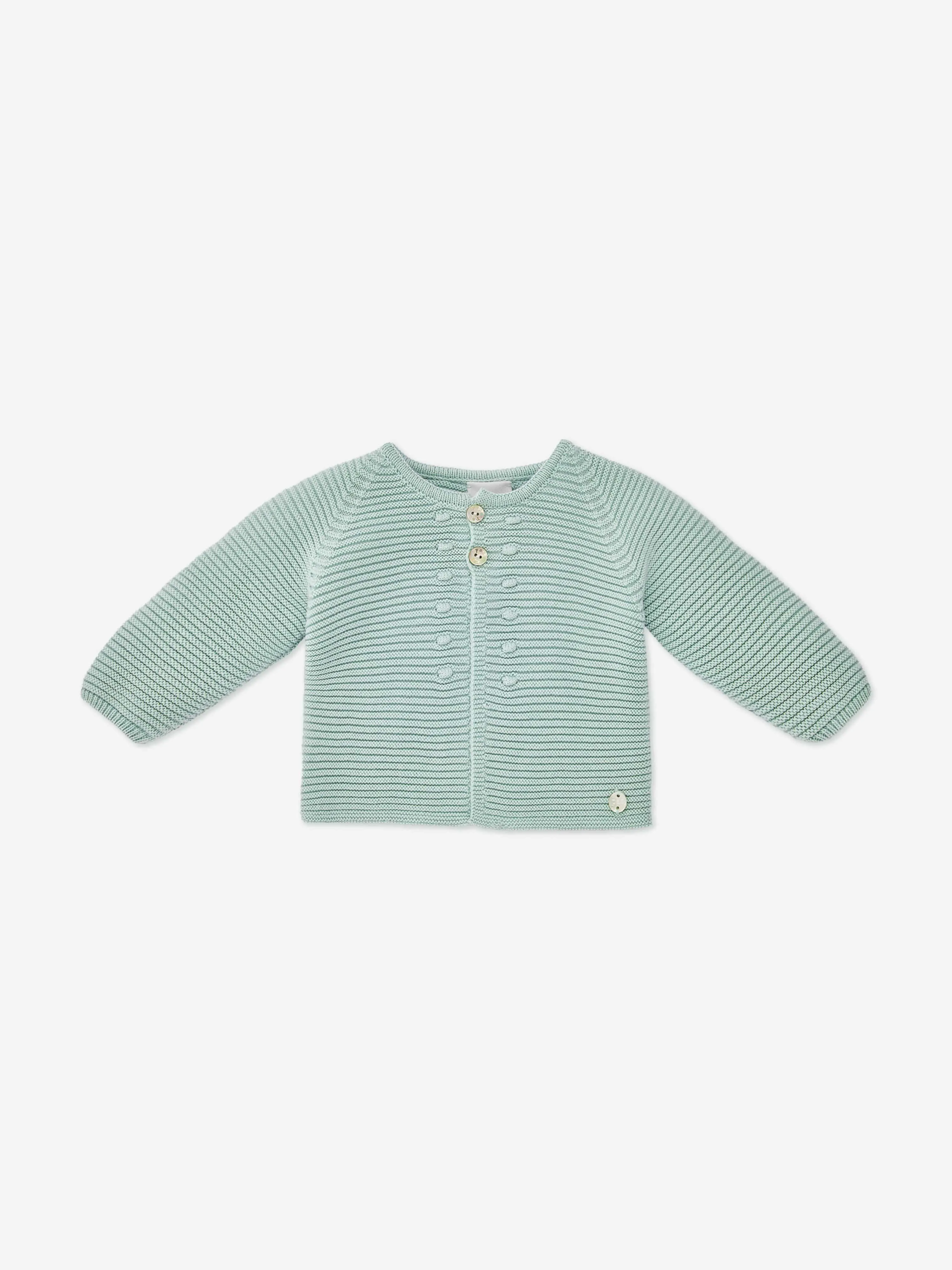 Baby Knitted Cardigan in Green