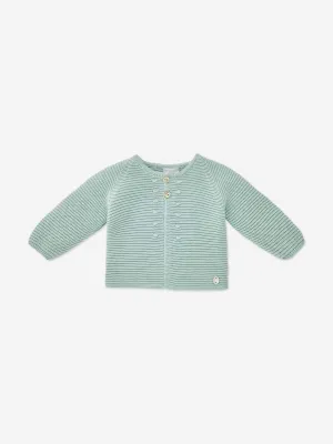 Baby Knitted Cardigan in Green