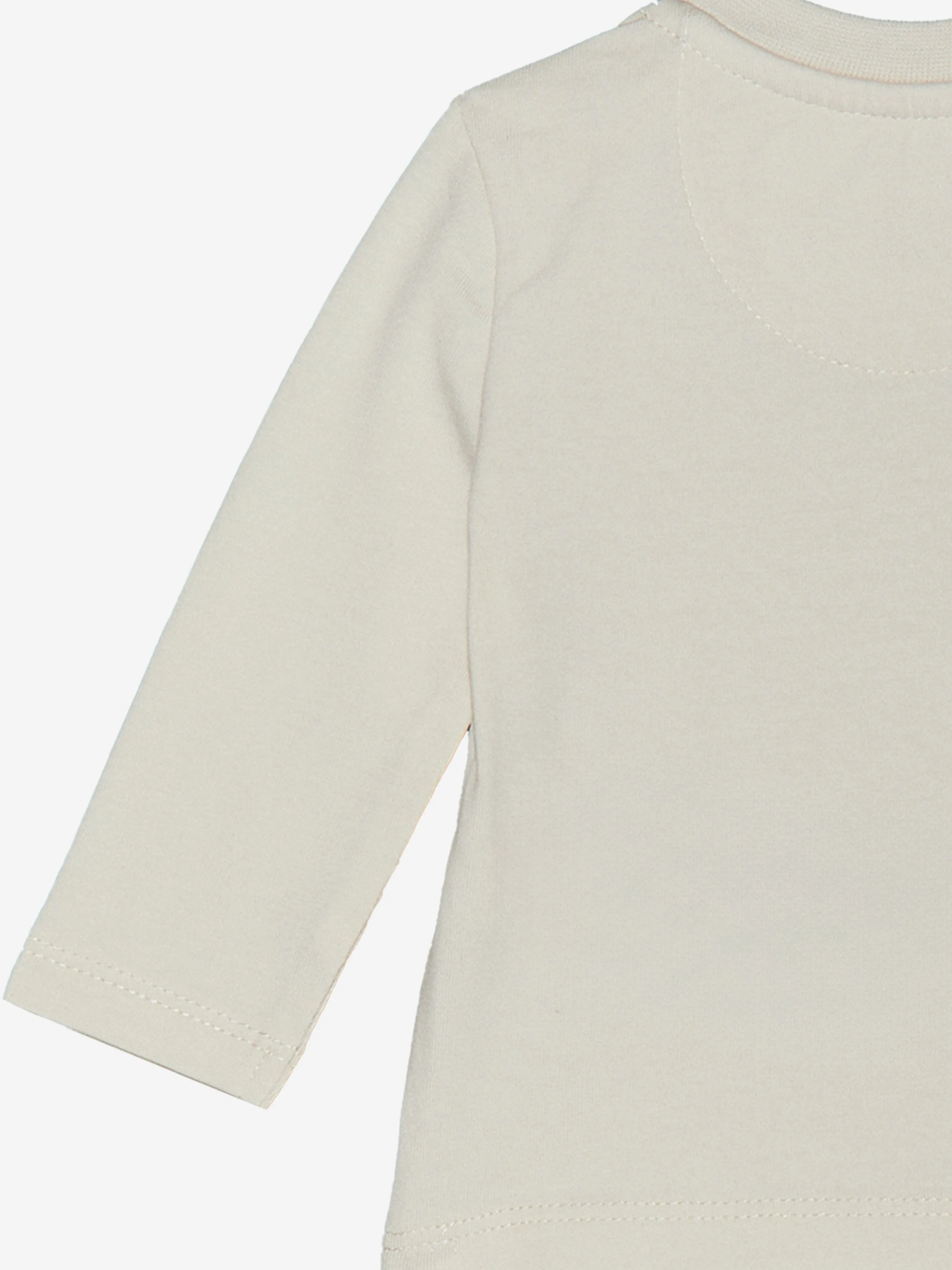 Baby Monogram Long Sleeve T-Shirt in Ivory