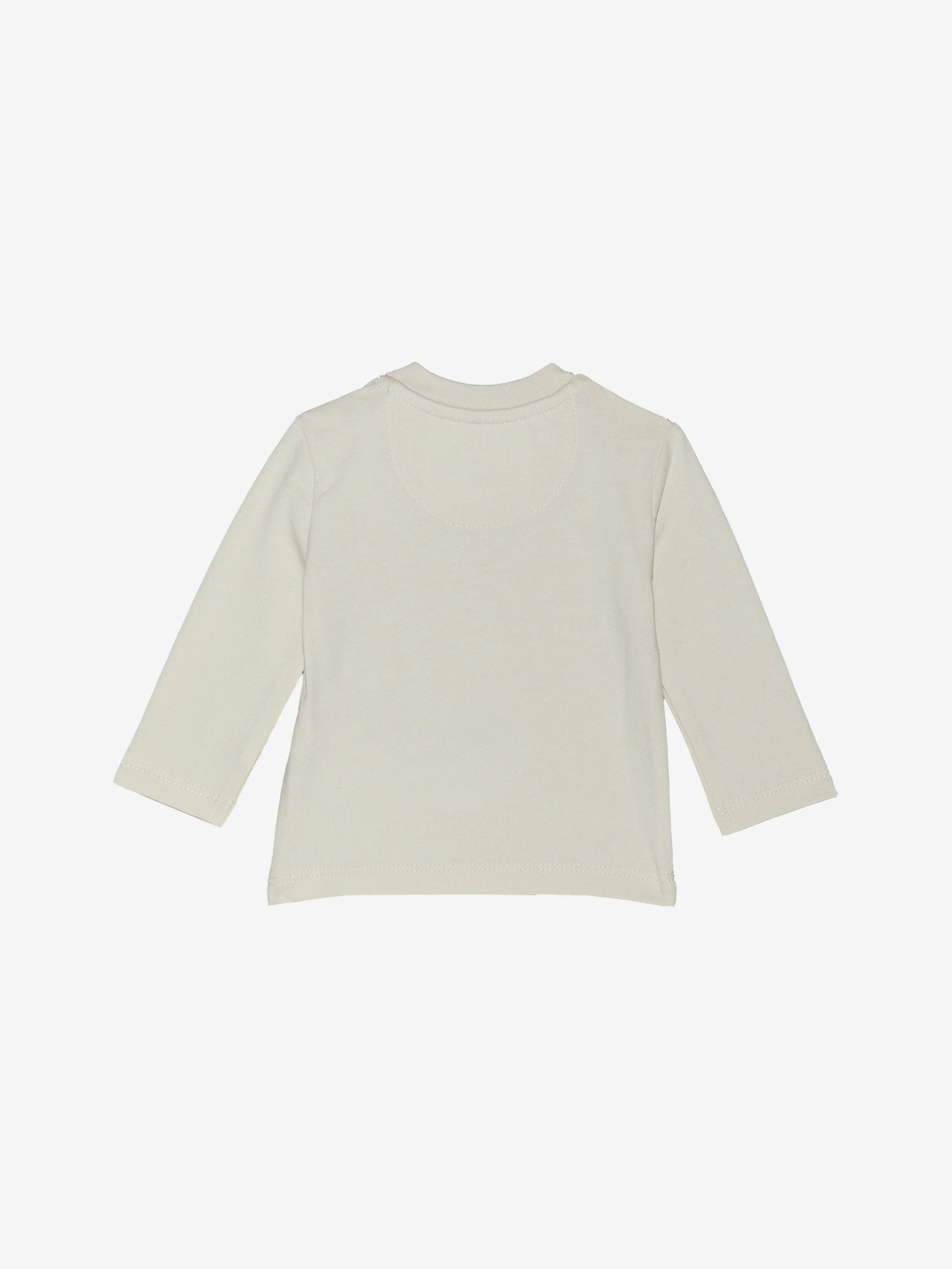 Baby Monogram Long Sleeve T-Shirt in Ivory