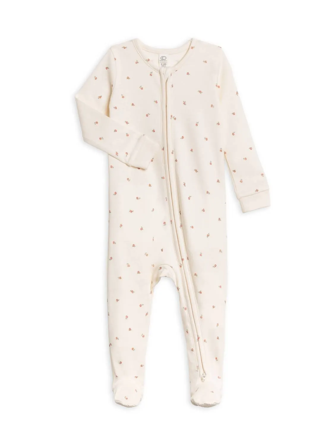 Baby Peyton Footed Sleeper In Rosa Floral