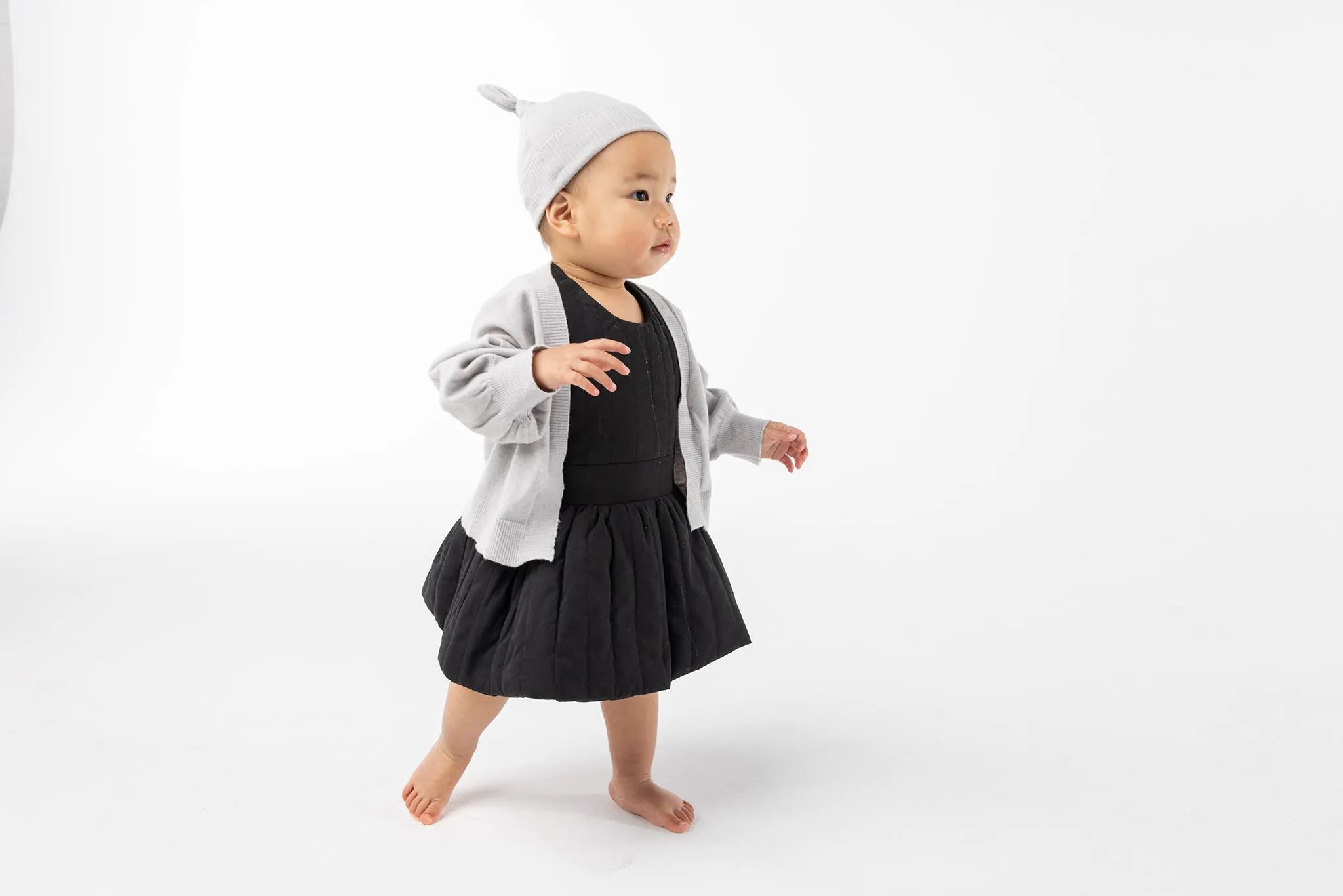 Baby Poplin Quilted Pinafore Dress