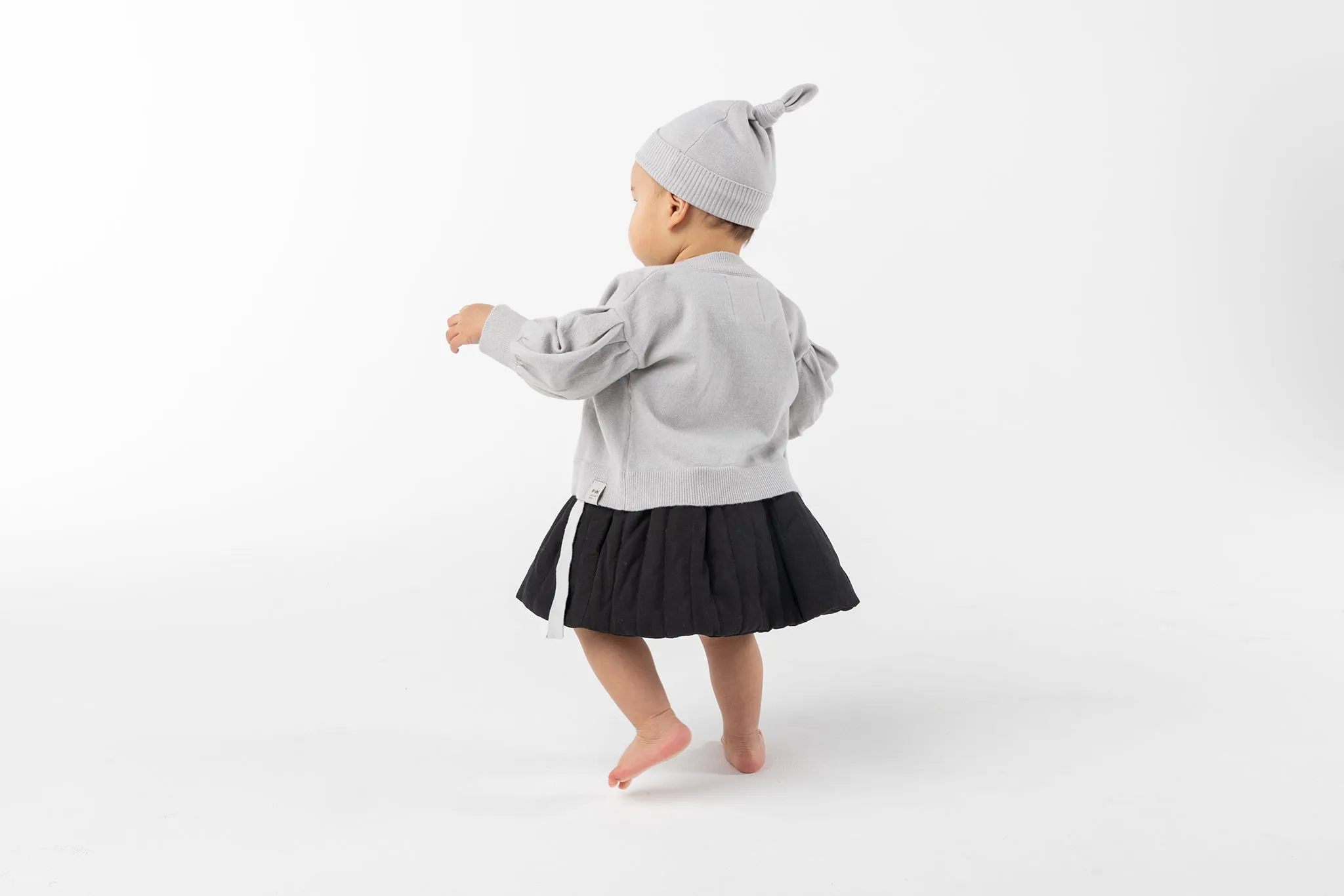 Baby Poplin Quilted Pinafore Dress