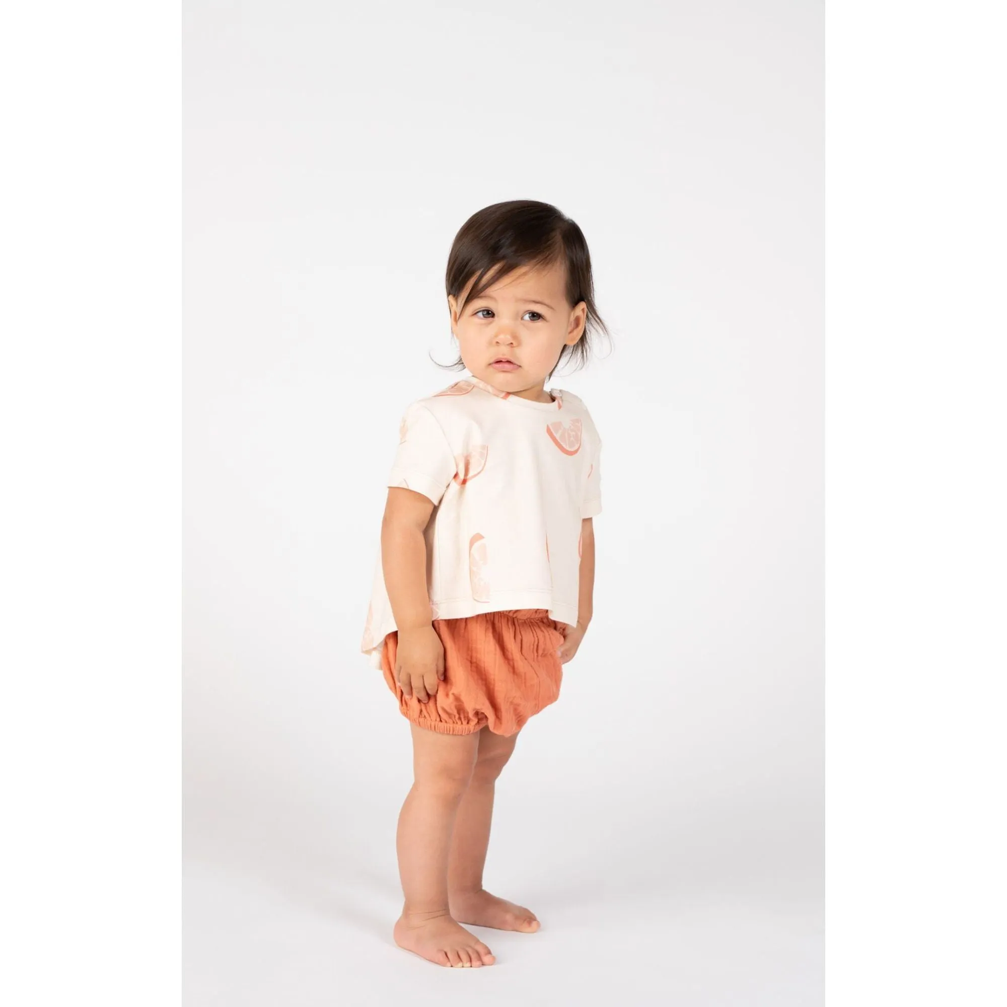 Baby T-Shirt with Ruffled Back