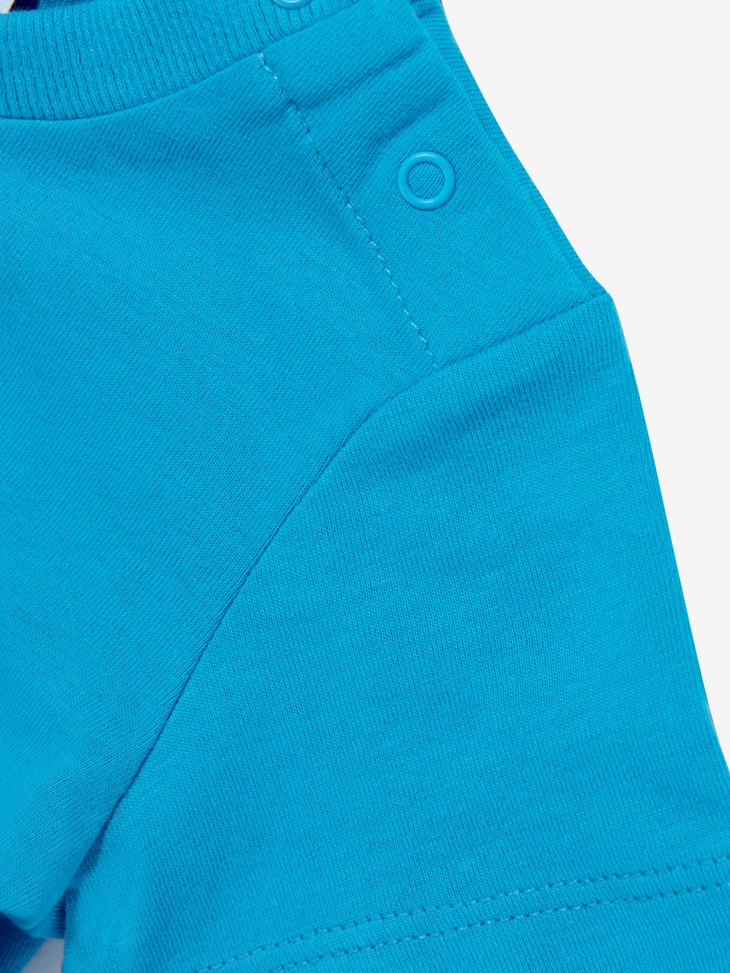 Baby Teddy Bear Logo T-Shirt in Blue