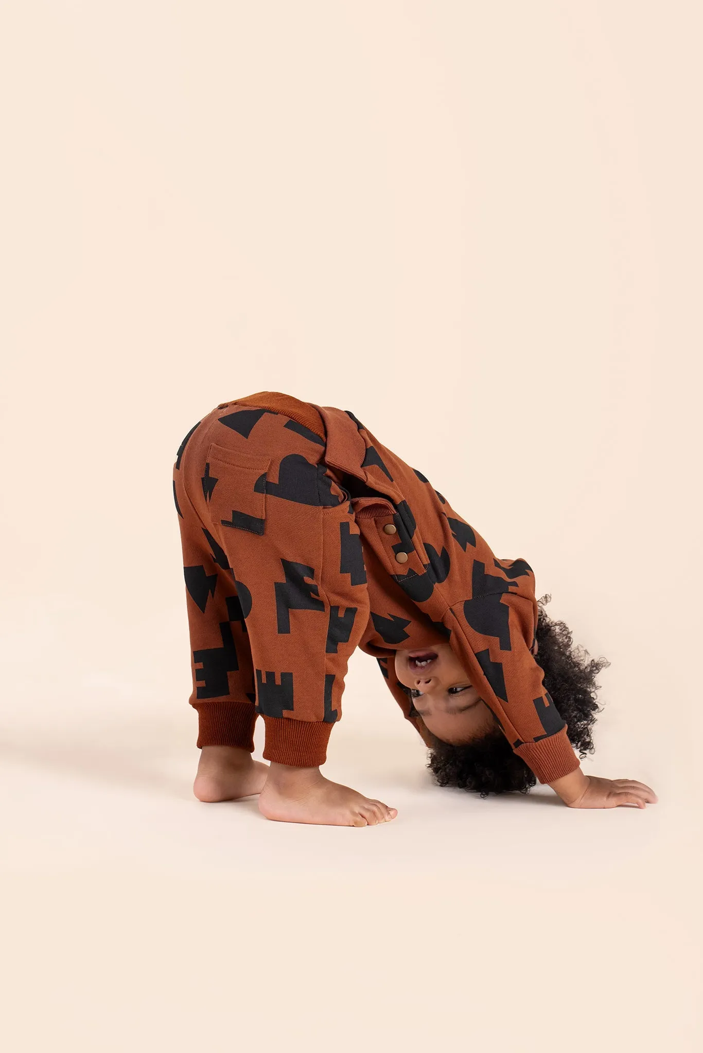 Baby Terry Joggers with Print