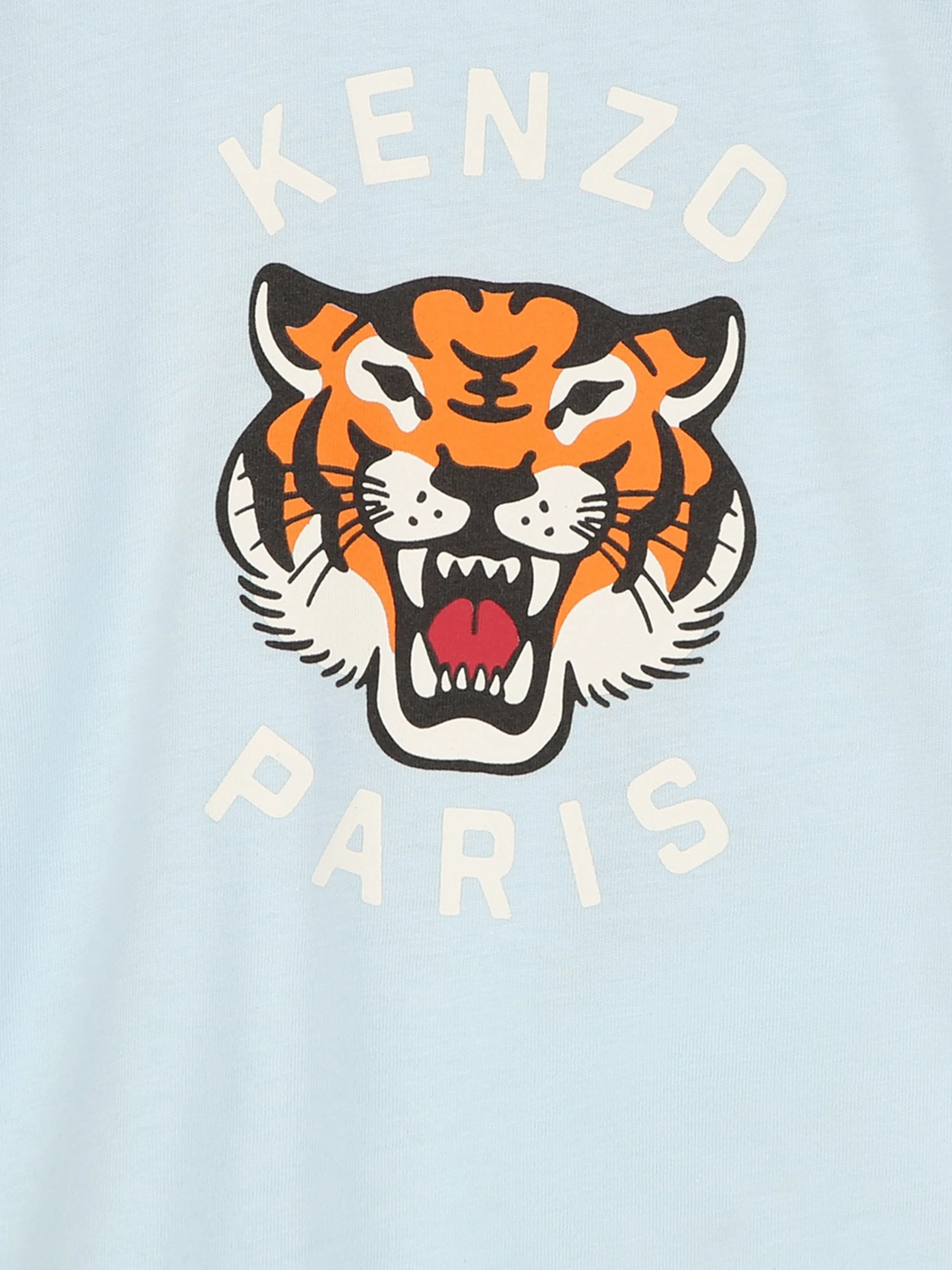 Baby Tiger Logo T-Shirt in Blue