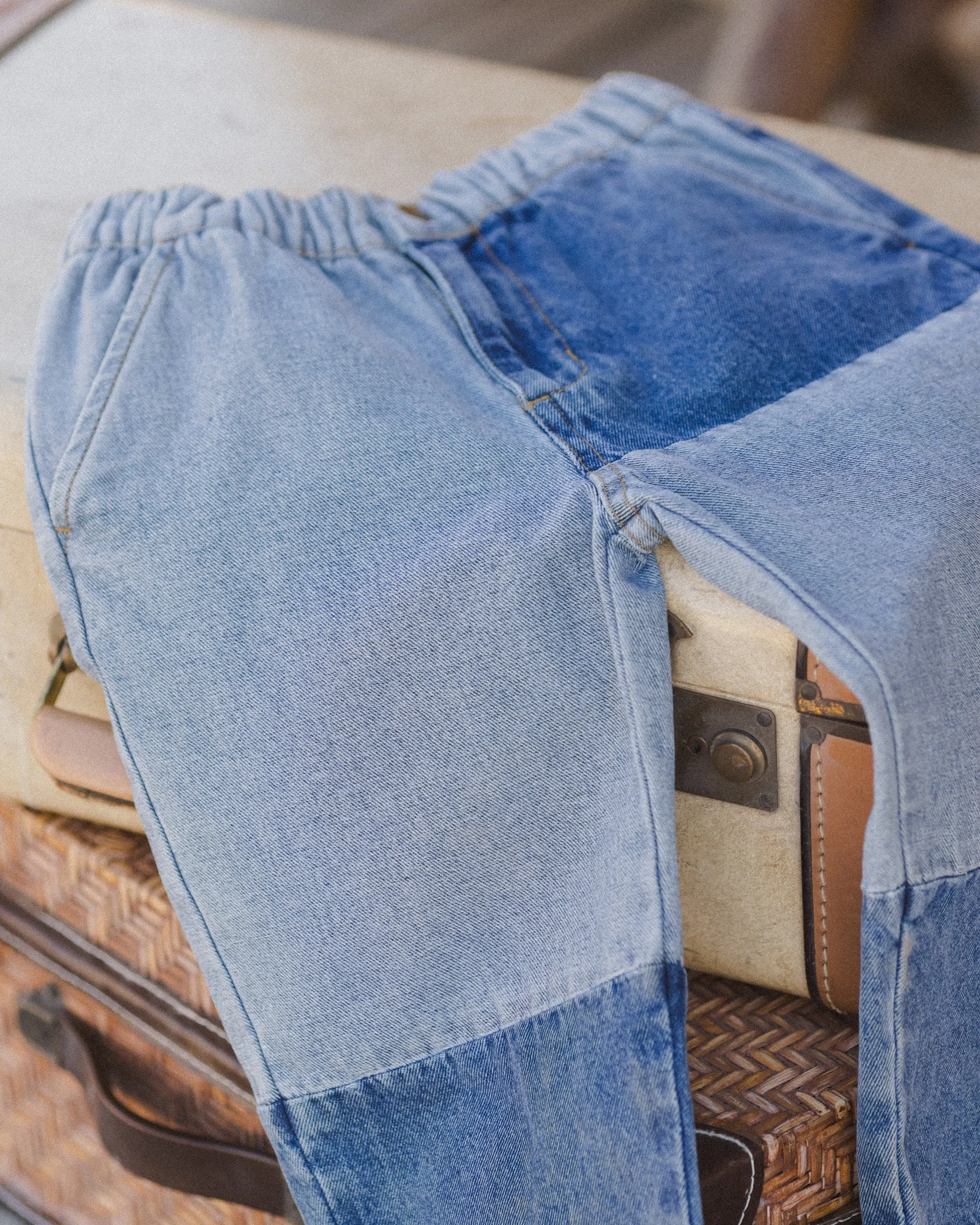 Baggy Pant || Light Washed Denim