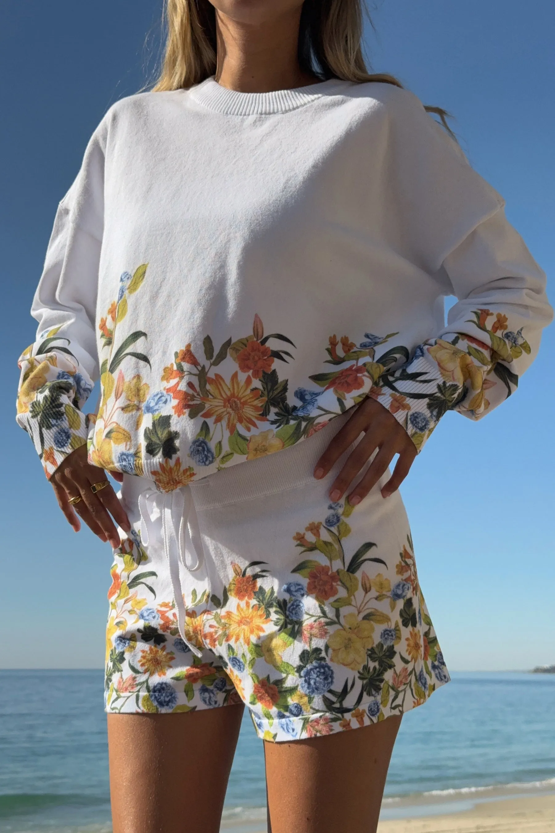 Balboa Short Buttercream Bloom Beach Riot