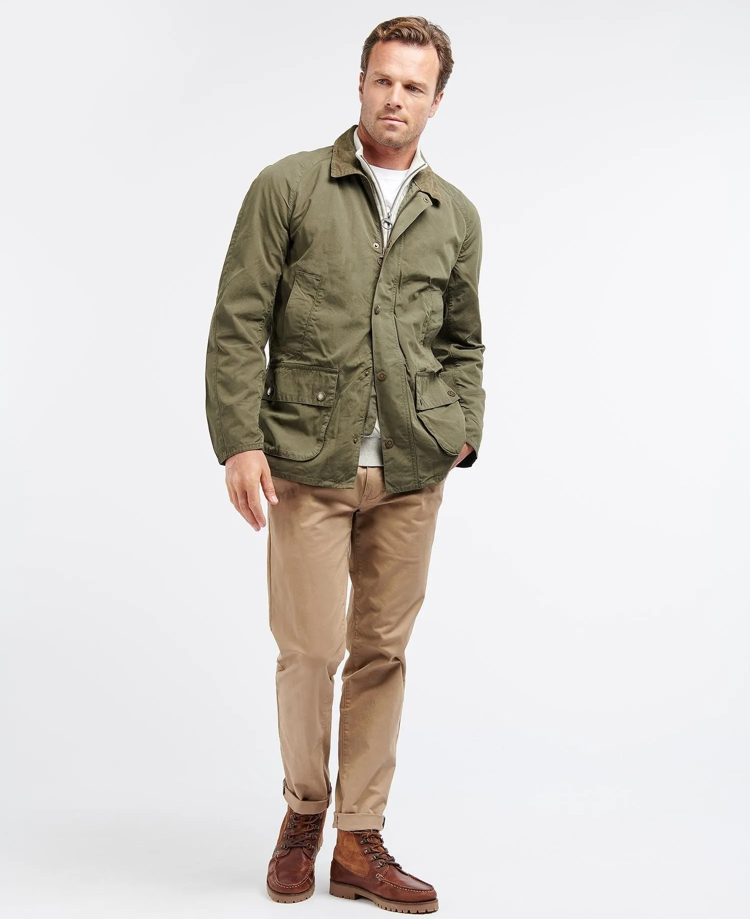 Barbour Ashby Casual Jacket - Olive
