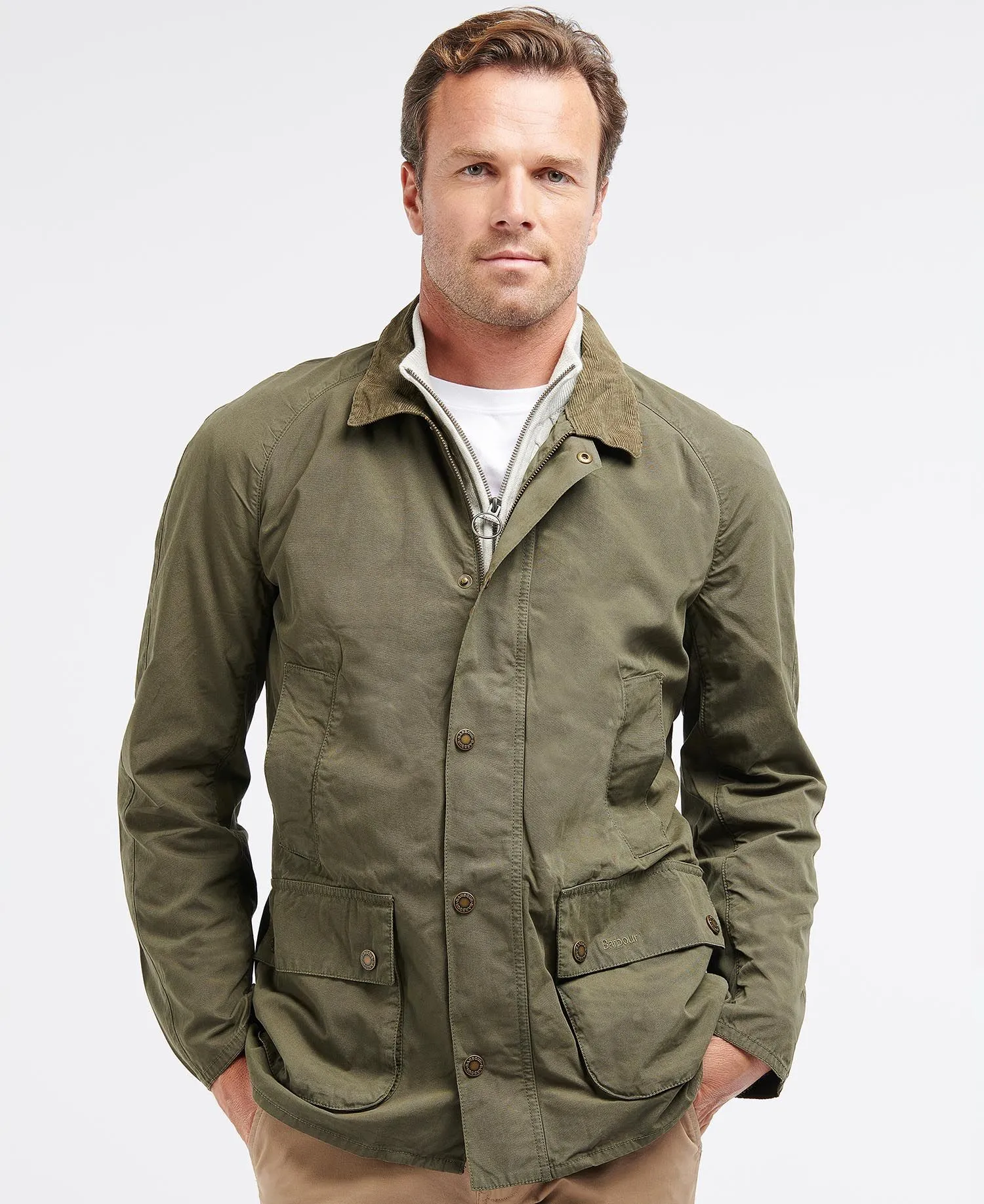 Barbour Ashby Casual Jacket - Olive