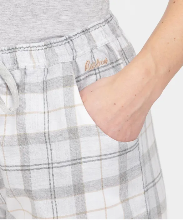 Barbour Nancy PJ Trousers - Light Grey Marl