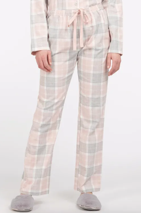 Barbour Nancy PJ Trousers - Pink Tartan