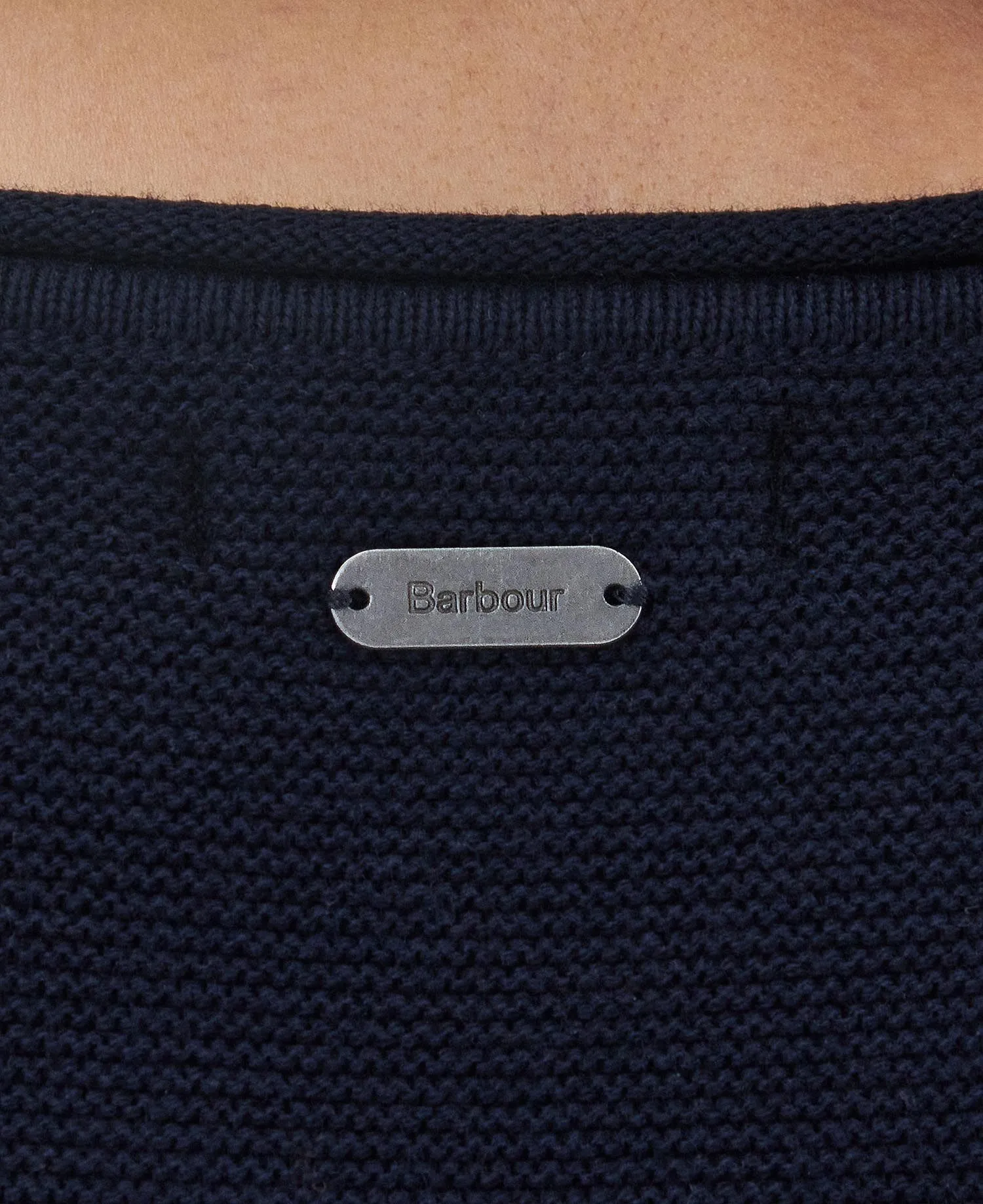 Barbour Women's Marine Knitted Jumper - Classic Navy