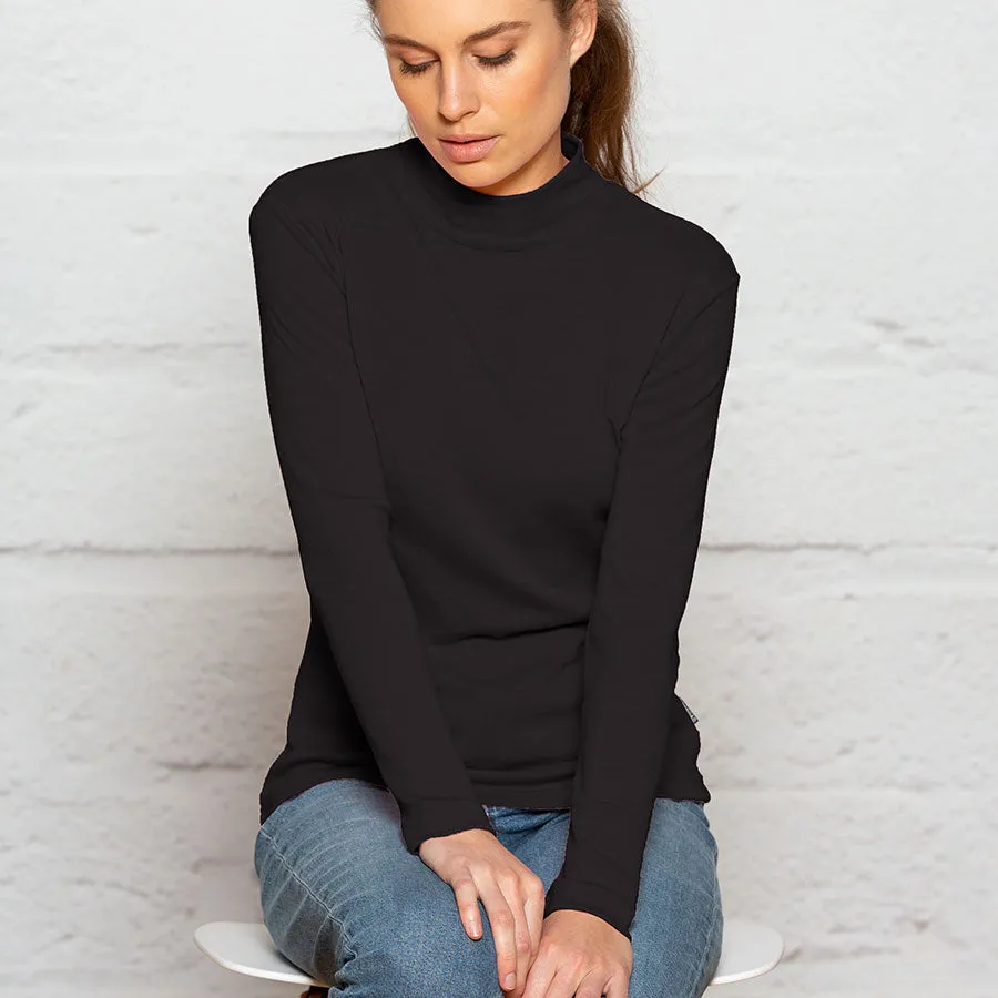 Bay Rd - Merino Turtleneck - BR718 - Black