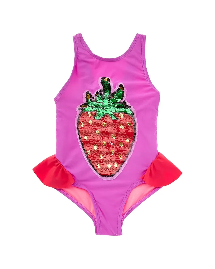 Beach Lingo Sequin Patch One-Piece