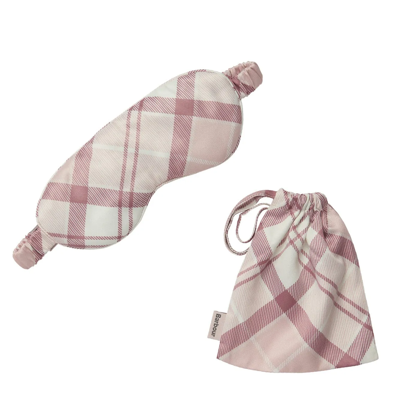 Best-Selling Barbour Tartan Eye Mask Dewberry Tartan  Last Chance!