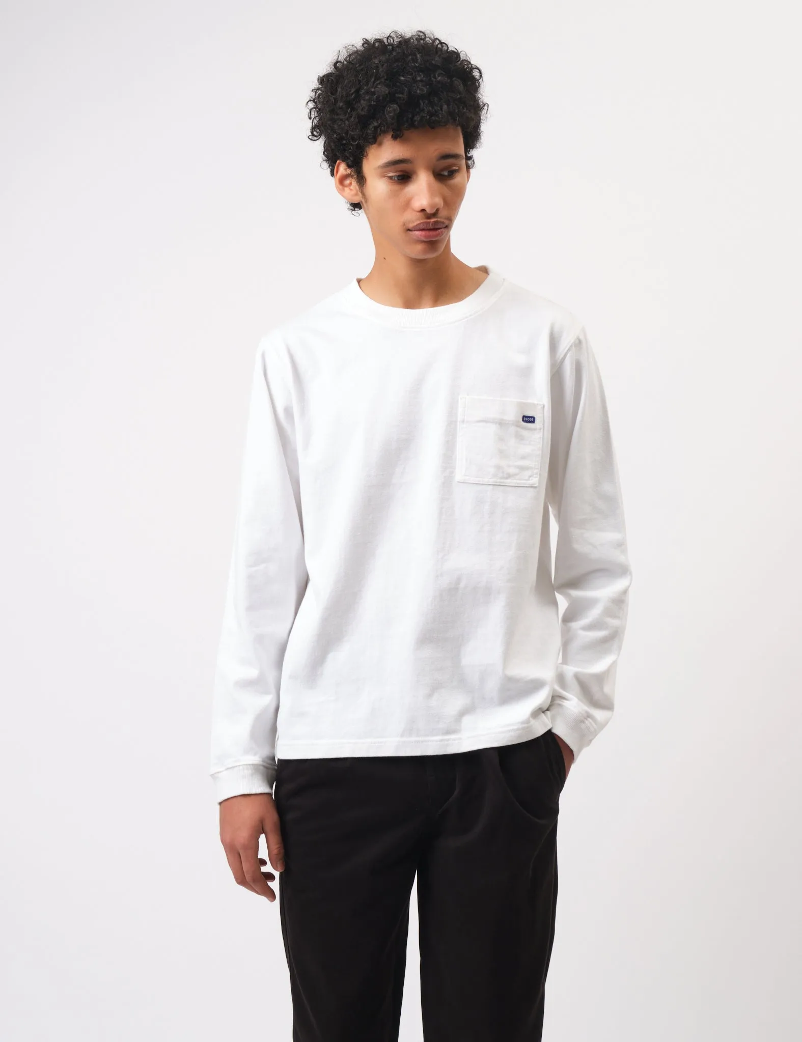 Best-Selling Bhode Everyday Long Sleeve Jersey 300gsm - White  Limited Availability!