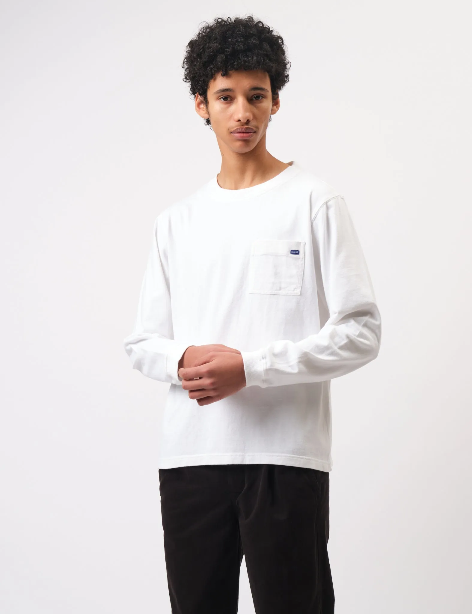 Best-Selling Bhode Everyday Long Sleeve Jersey 300gsm - White  Limited Availability!