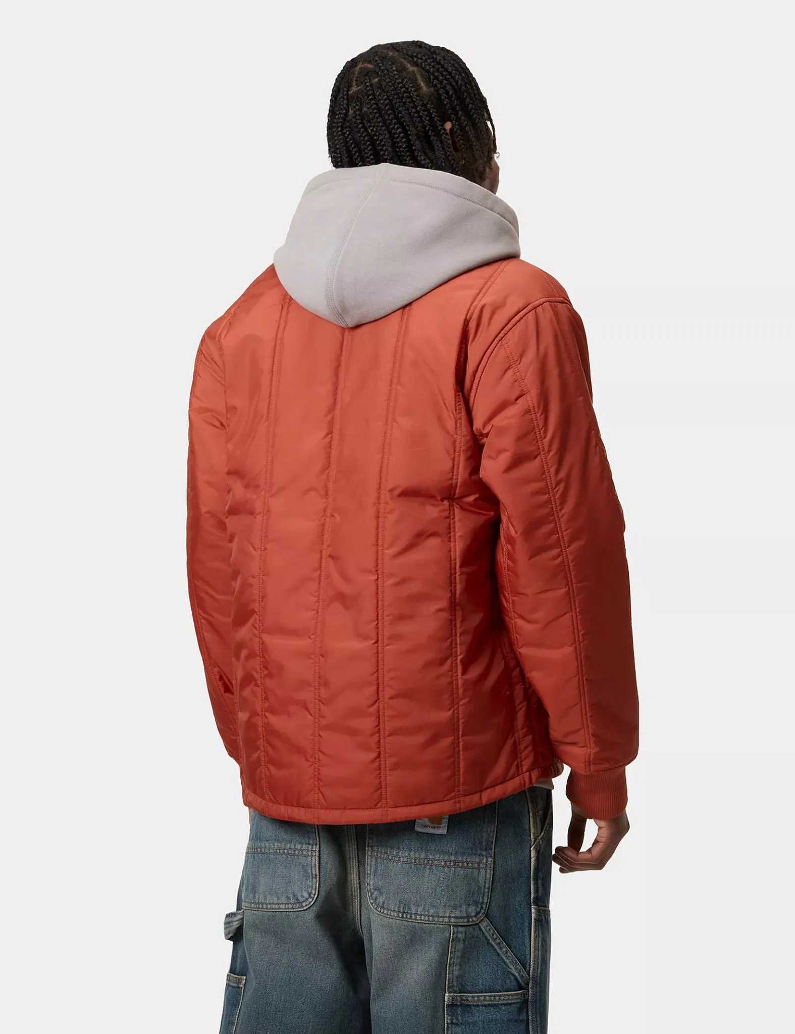 Best-Selling Carhartt WIP Lachlan Liner - Vermillion Orange  Almost Sold Out!