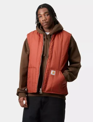 Best-Selling Carhartt WIP Lachlan Vest Liner - Vermillion Orange  Going Fast!