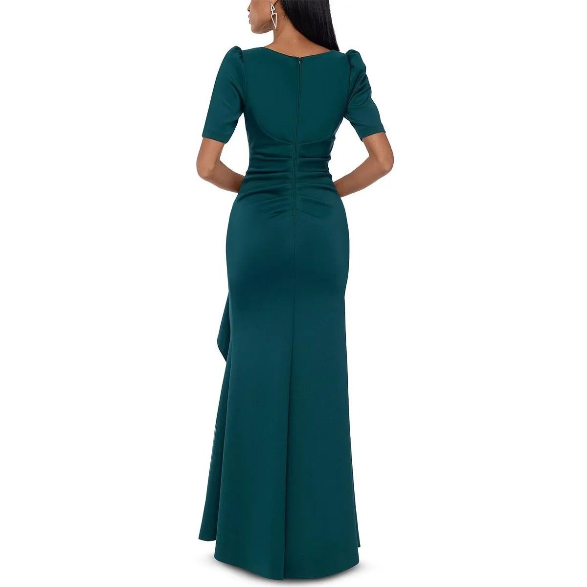 Best-Selling Petites Womens Drapey Maxi Evening Dress  Almost Sold Out!