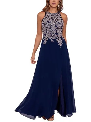 Best-Selling Petites Womens Embroidered Maxi Evening Dress  Stylish & Comfortable