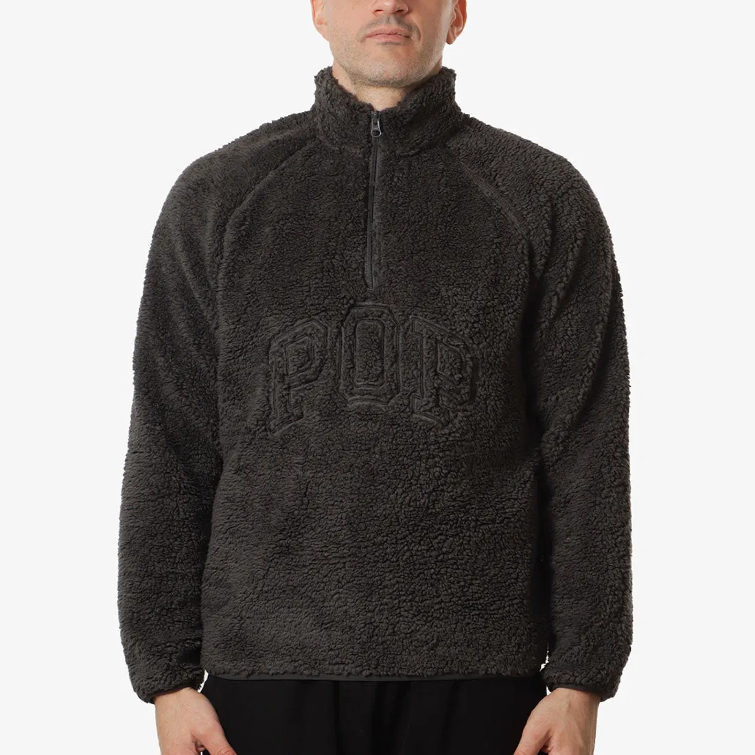 Best-Selling Pop Trading Company Arch Half Zip Fleece Sweat  Going Fast!