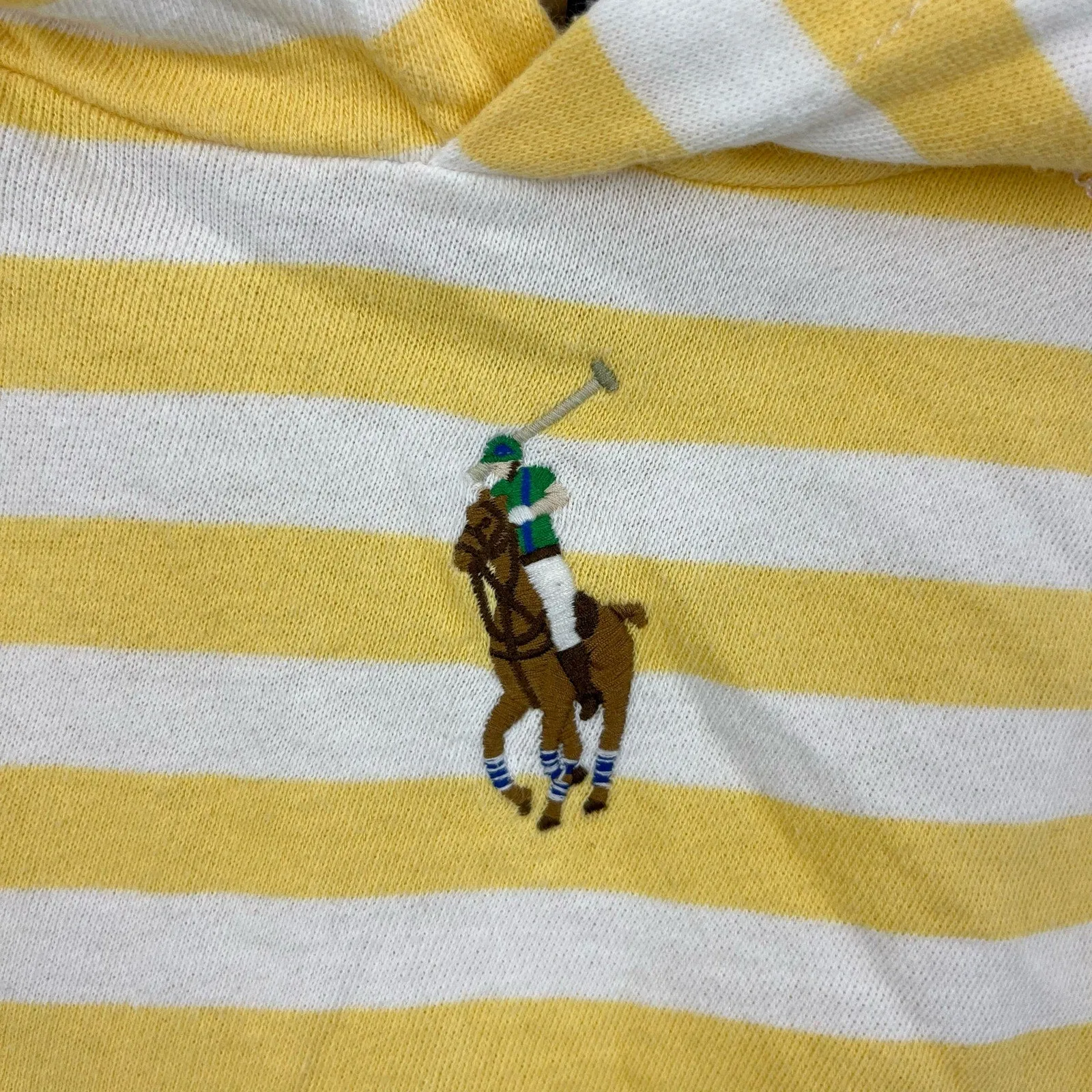 Best-Selling Ralph Lauren Kids Striped Cotton Hoodie Empire Yellow 3T  Today Only!