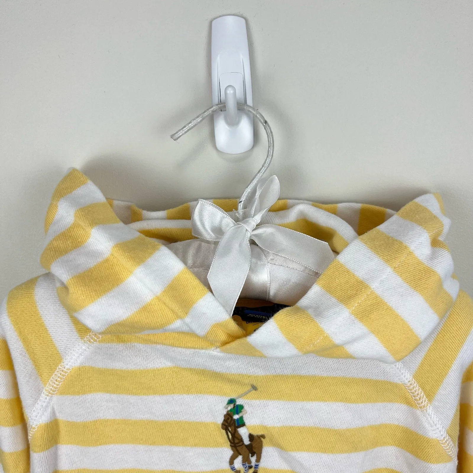 Best-Selling Ralph Lauren Kids Striped Cotton Hoodie Empire Yellow 3T  Today Only!