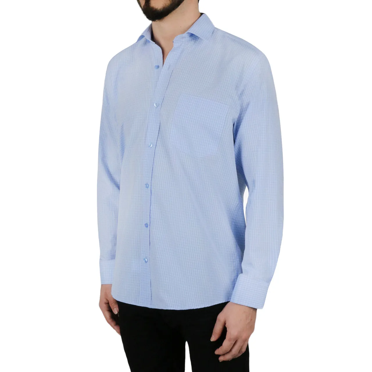 Best-Selling Solid Light Blue Dress Shirt  Dont Miss Out!