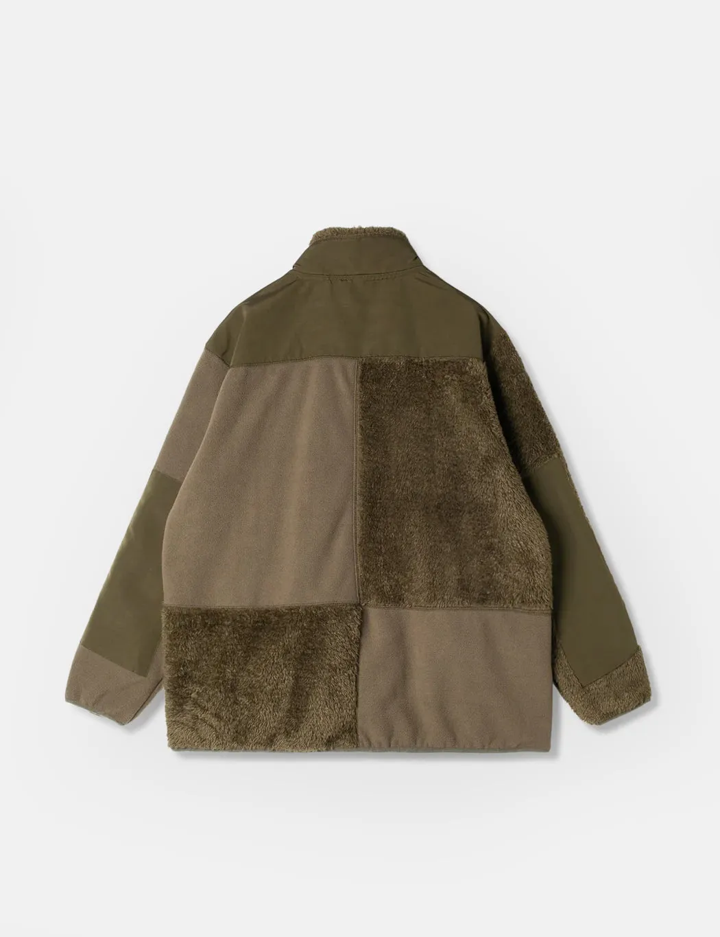 Best-Selling Stan Ray Patchwork Fleece Jacket - Olive Green  Almost Sold Out!